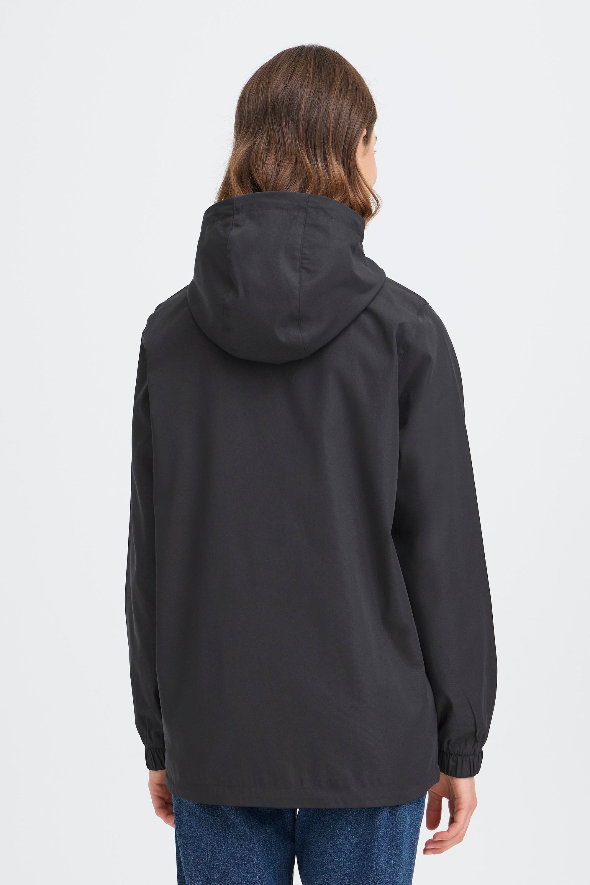 Windbreaker OXMO "Windbreaker OXELLAM", Damen, Gr. L, schwarz, Obermaterial: 100% Polyester PES., Jacken Windbreaker 3