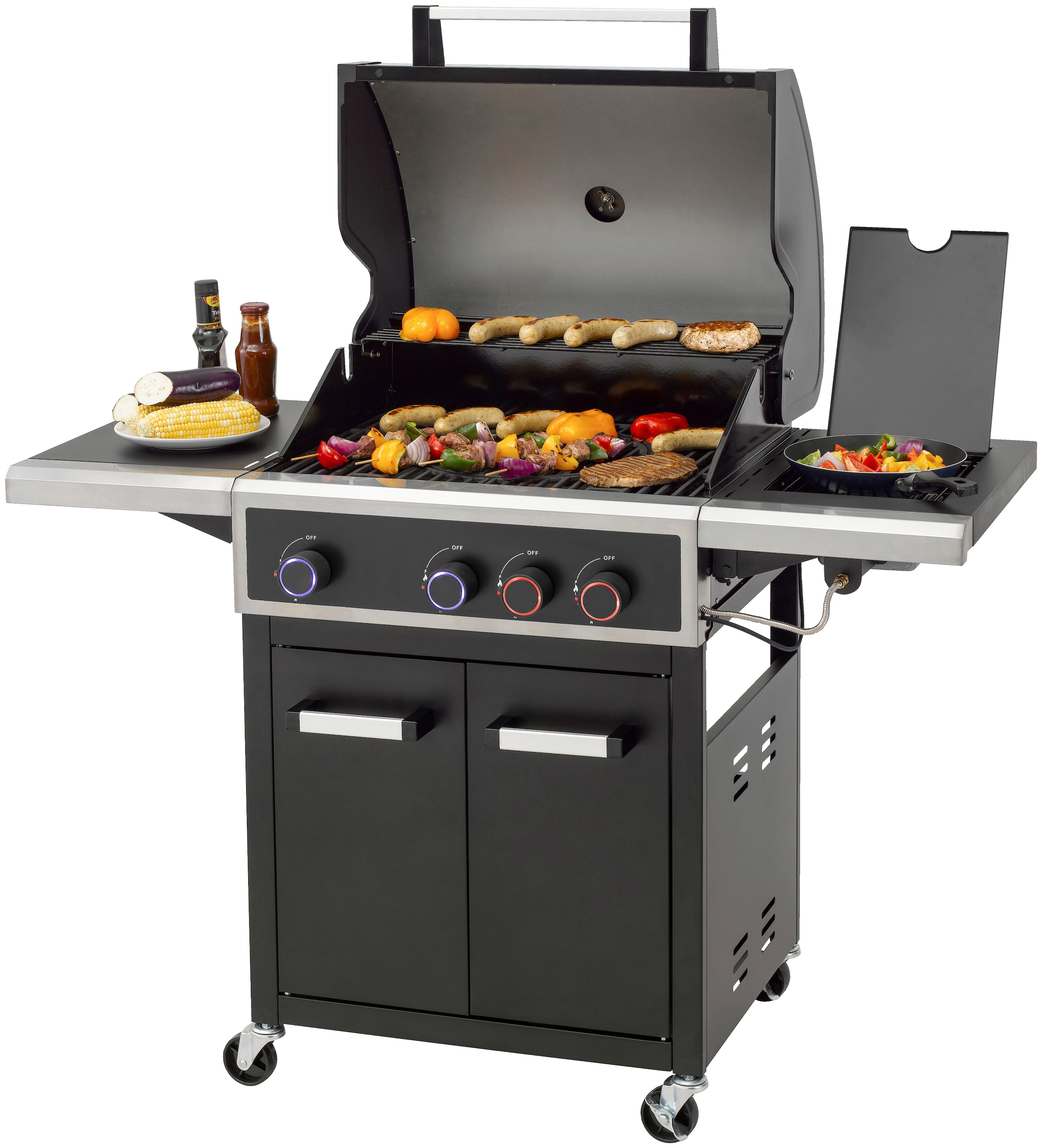 Gasgrill »Seattle 3 PLUS«, BxTxH: 128x63x114 cm