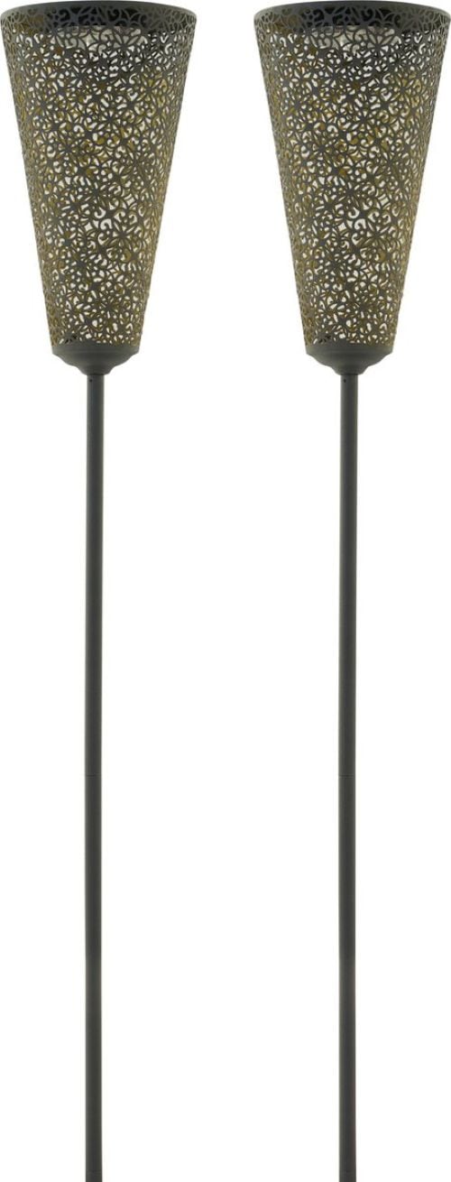 LUXFORM Gartenleuchte "Luxform Solar Torch Leeds, set of 2", Leuchtmittel L günstig online kaufen