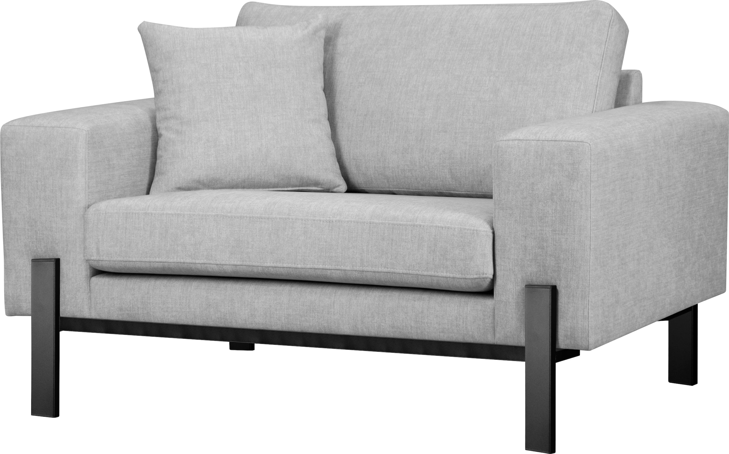 OTTO products Loveseat "Ennis Sessel Metallgestell", Verschiedene Bezugsqua günstig online kaufen