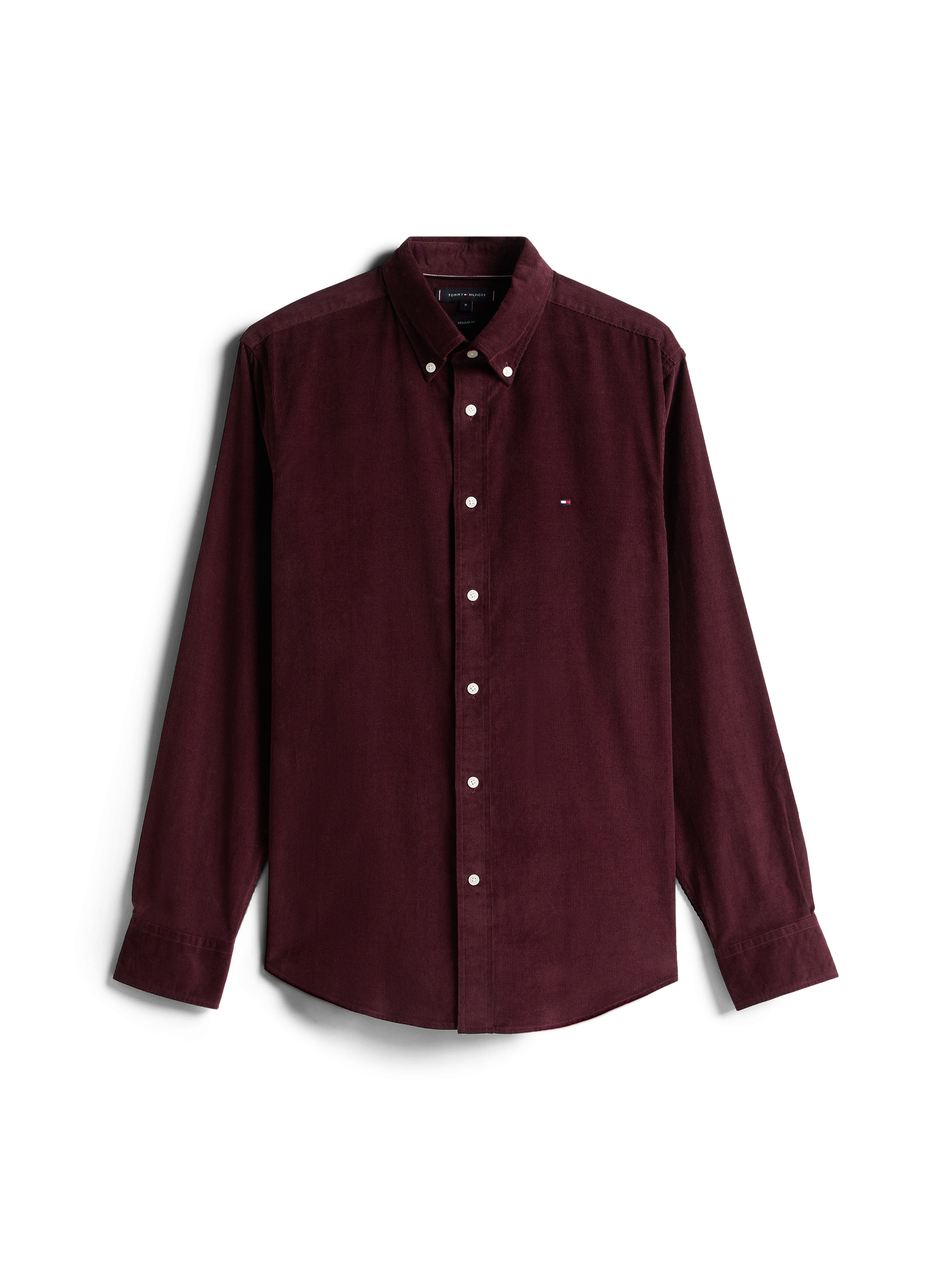 Tommy Hilfiger Langarmhemd »SOLID CORDUROY SHIRT«, Regular fit