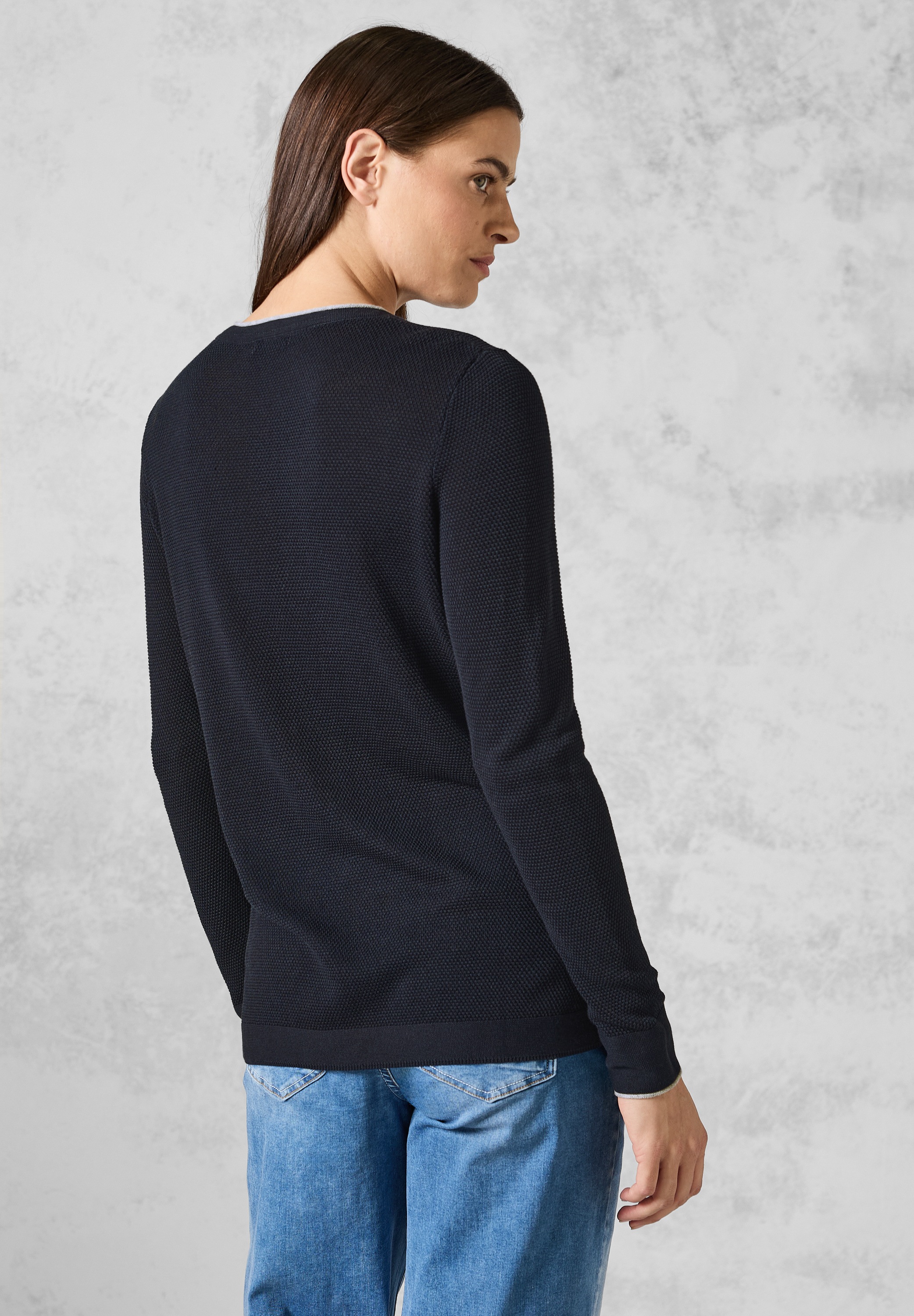 Cecil Strickpullover, im soften Baumwoll-Mix