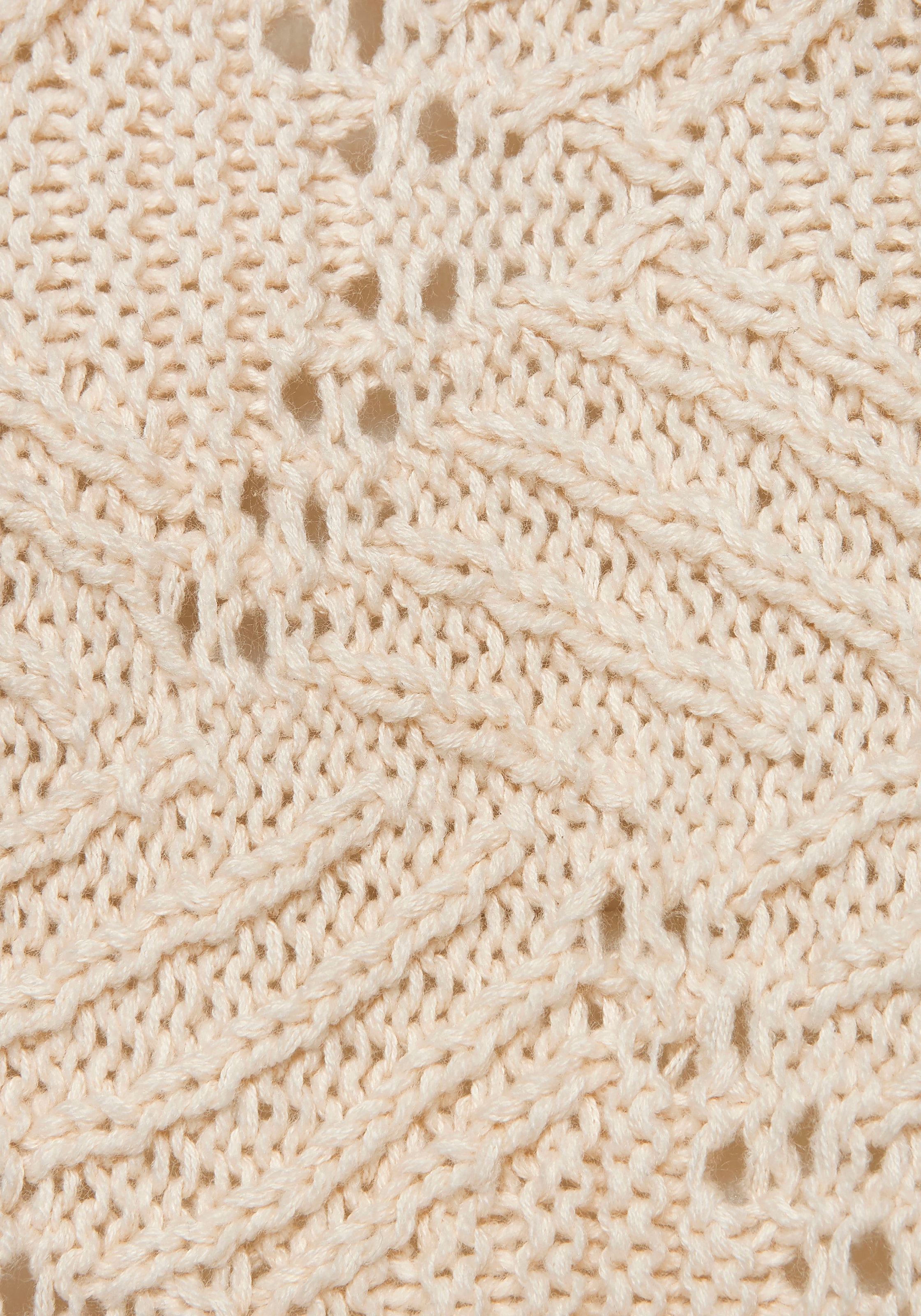 LASCANA Fledermauspullover, mit aufwendigem Strickmuster