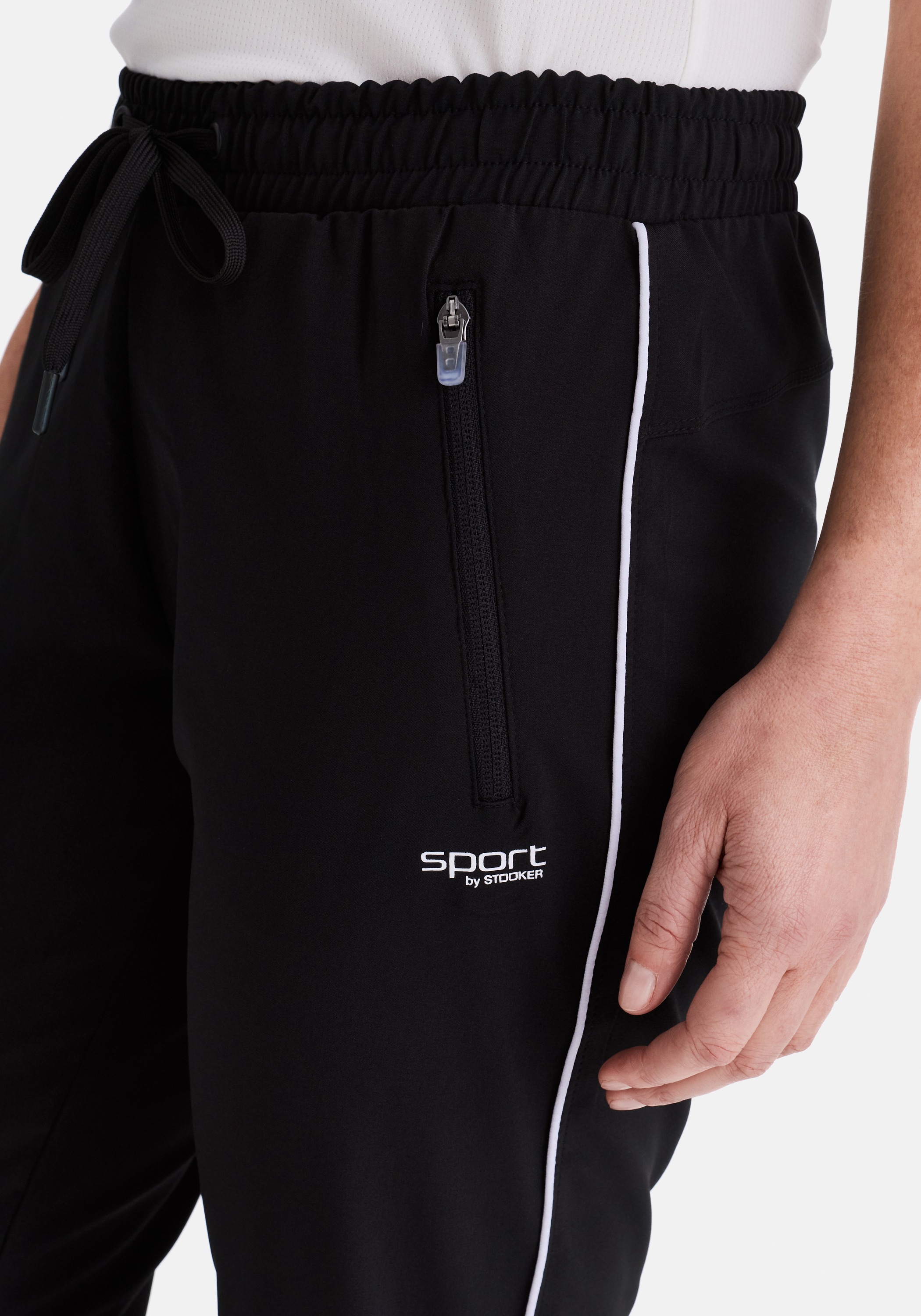 STOOKER WOMEN Sporthose »Stripe 7/8 Sporthose«  Regular Fit Sport Synthetik für Damen