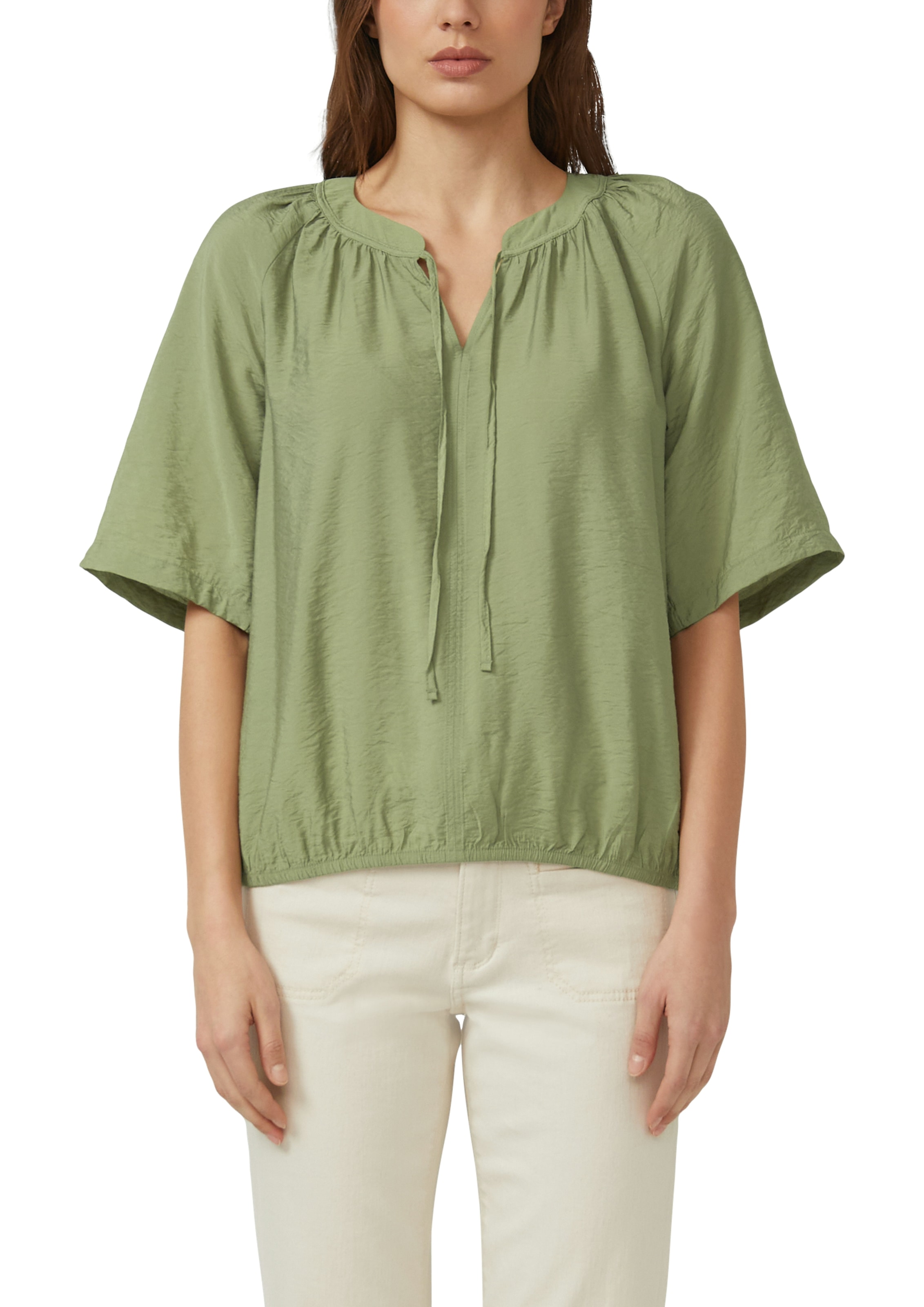 s.Oliver Klassische Bluse mit All-Over Print günstig online kaufen