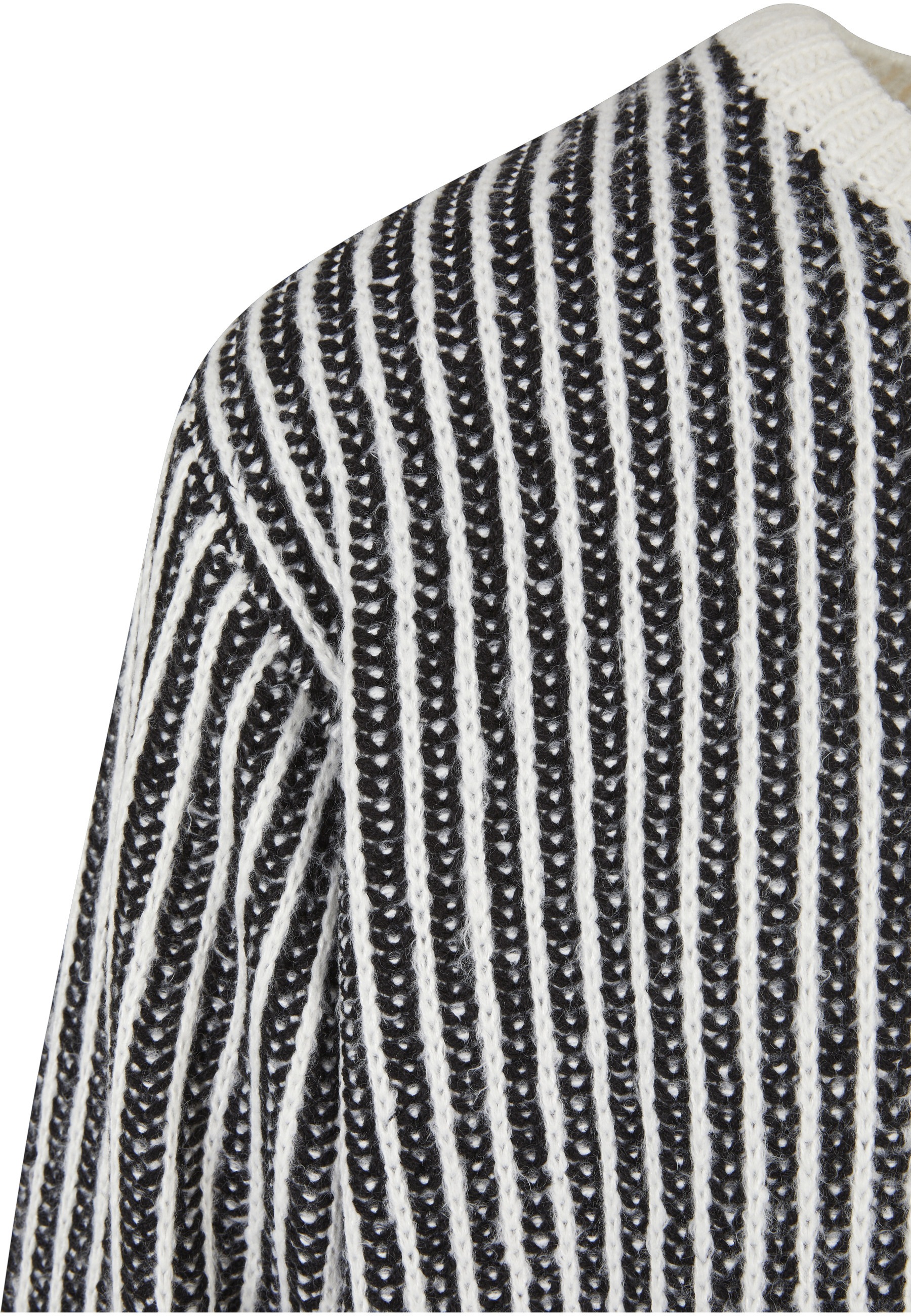 URBAN CLASSICS Rundhalspullover »Urban Classics Herren Oversized Two Tone Sweater« 1 Stk.