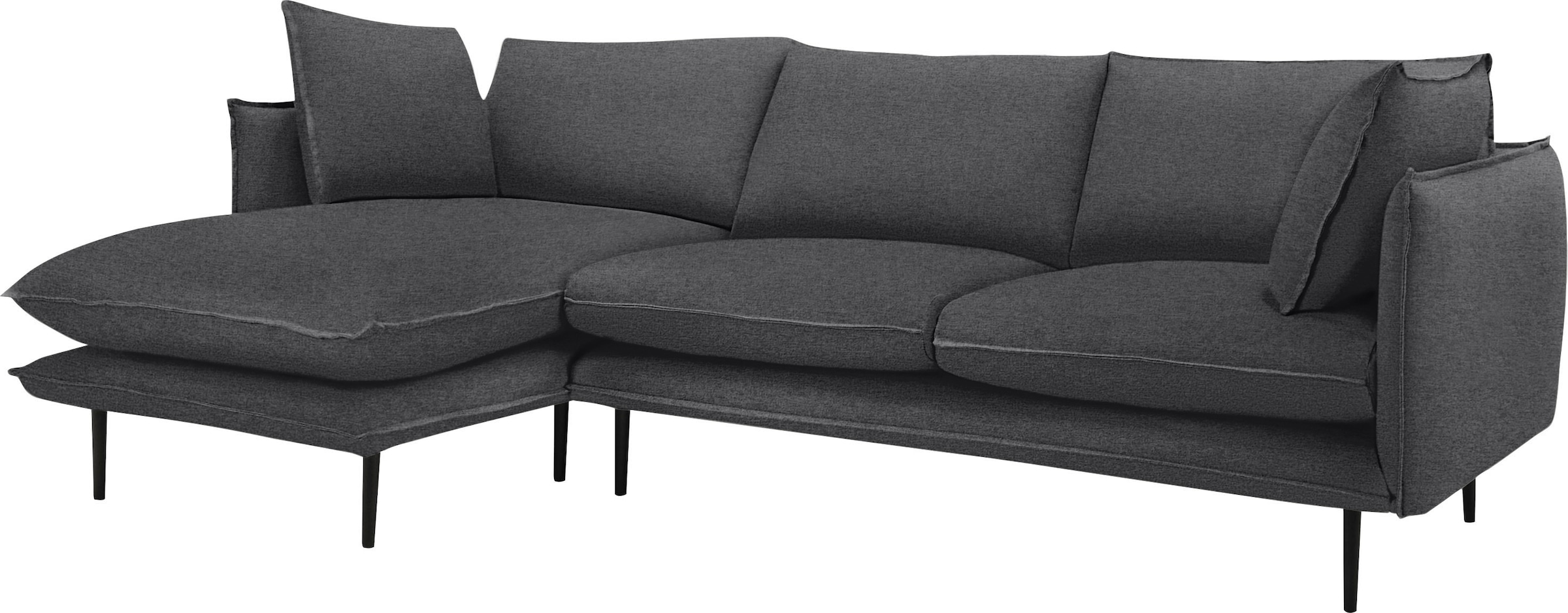 Home affaire Ecksofa "Somba L-Form" mit dickem Keder, Ottomane wahlweise li günstig online kaufen