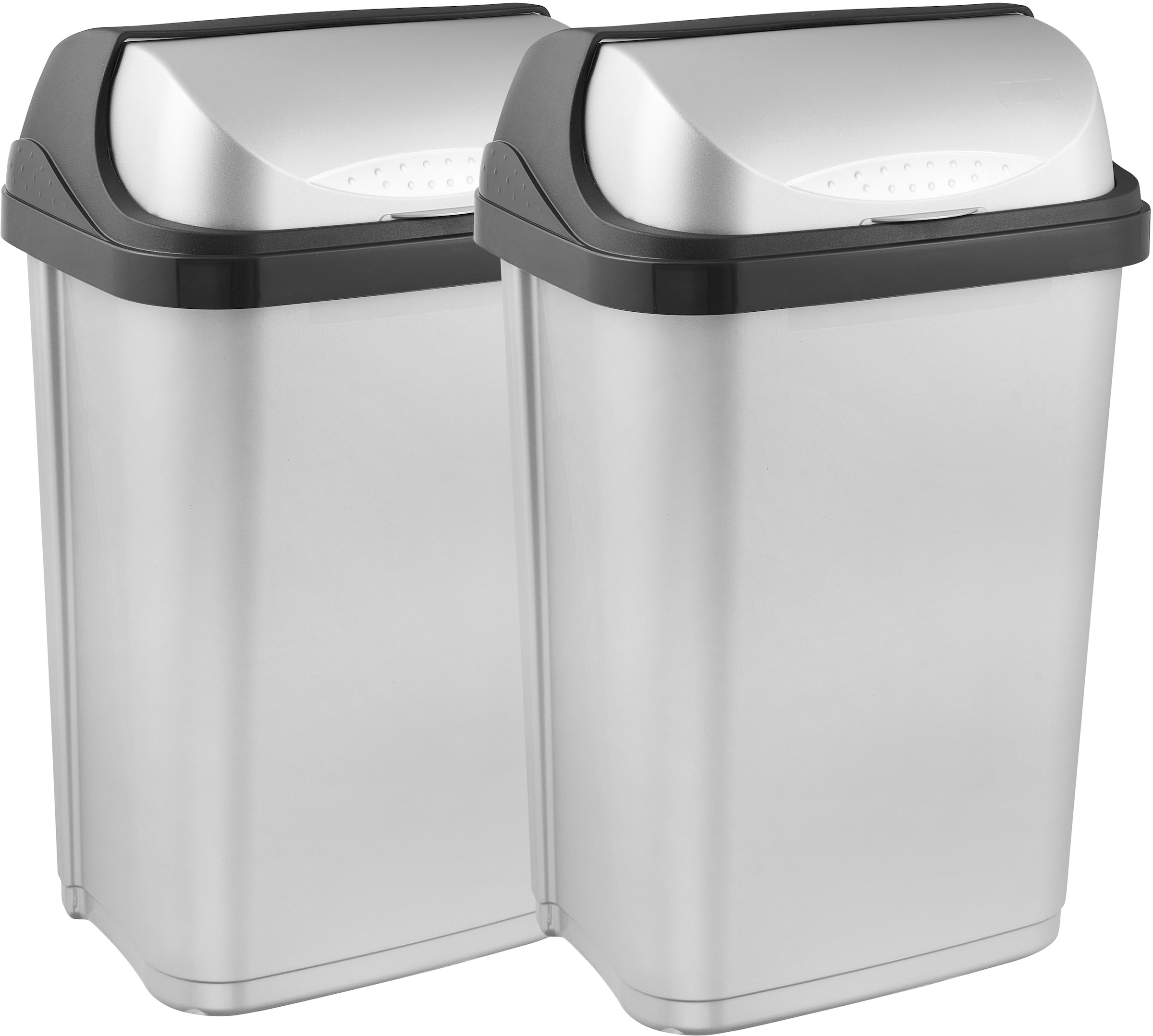 keeeper Mülleimer "rasmus, 2er Set, Abfallbehälter mit Rolldeckel" Deckel k günstig online kaufen