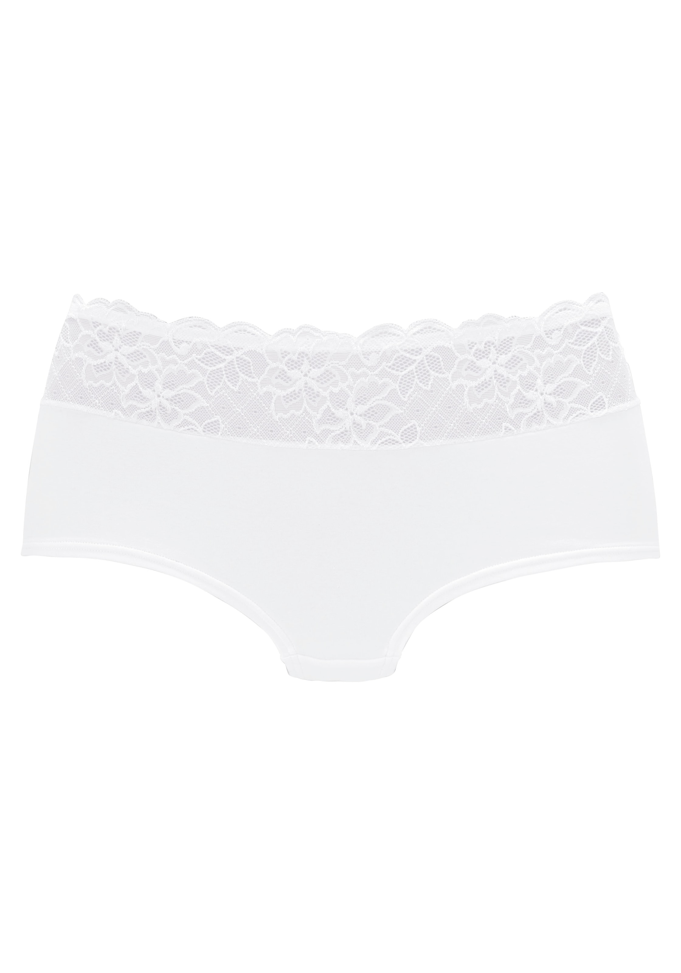 Nuance Panty, mit floralem Spitzenbund