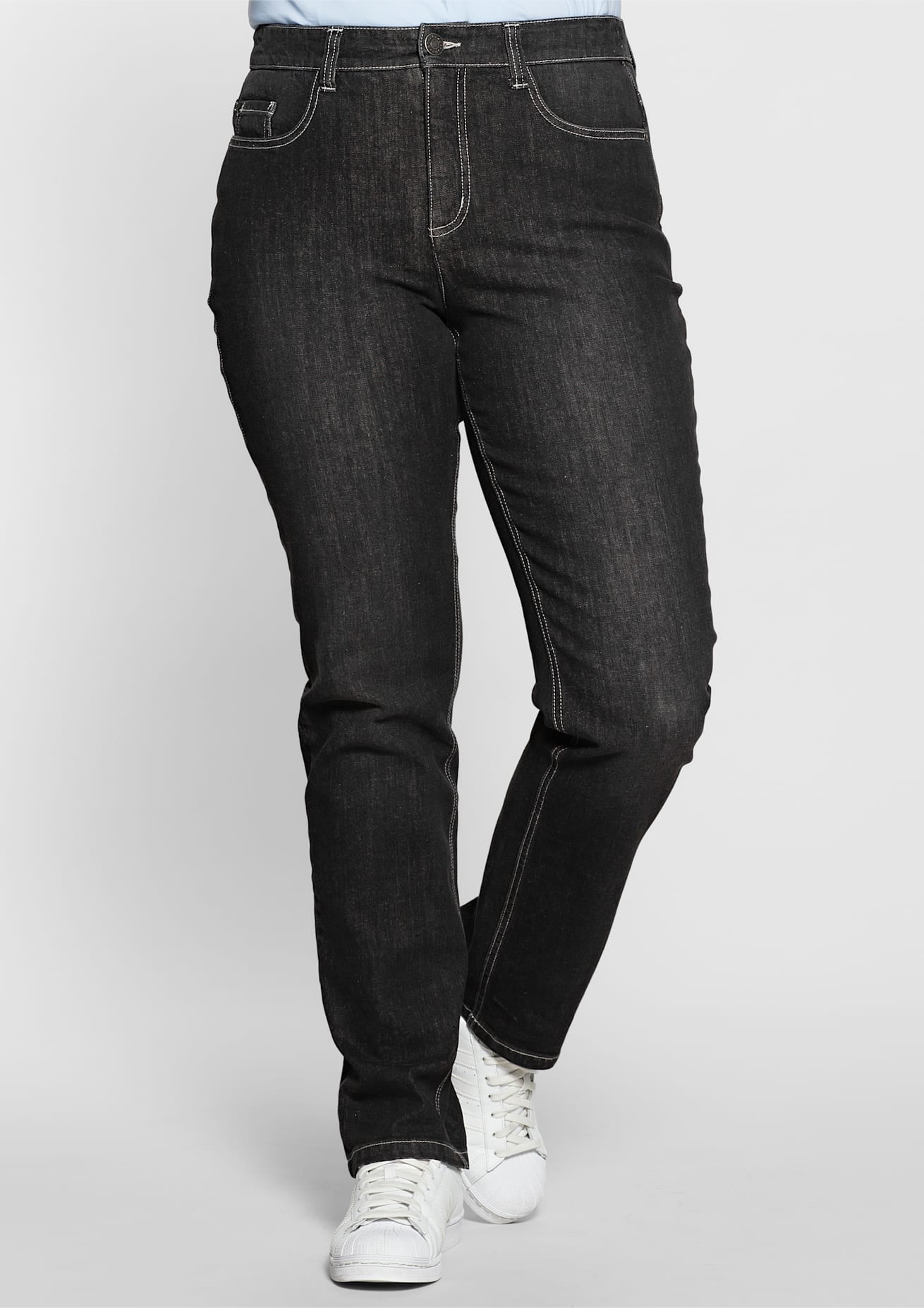 Sheego 5-Pocket-Jeans, (1 tlg.) günstig online kaufen