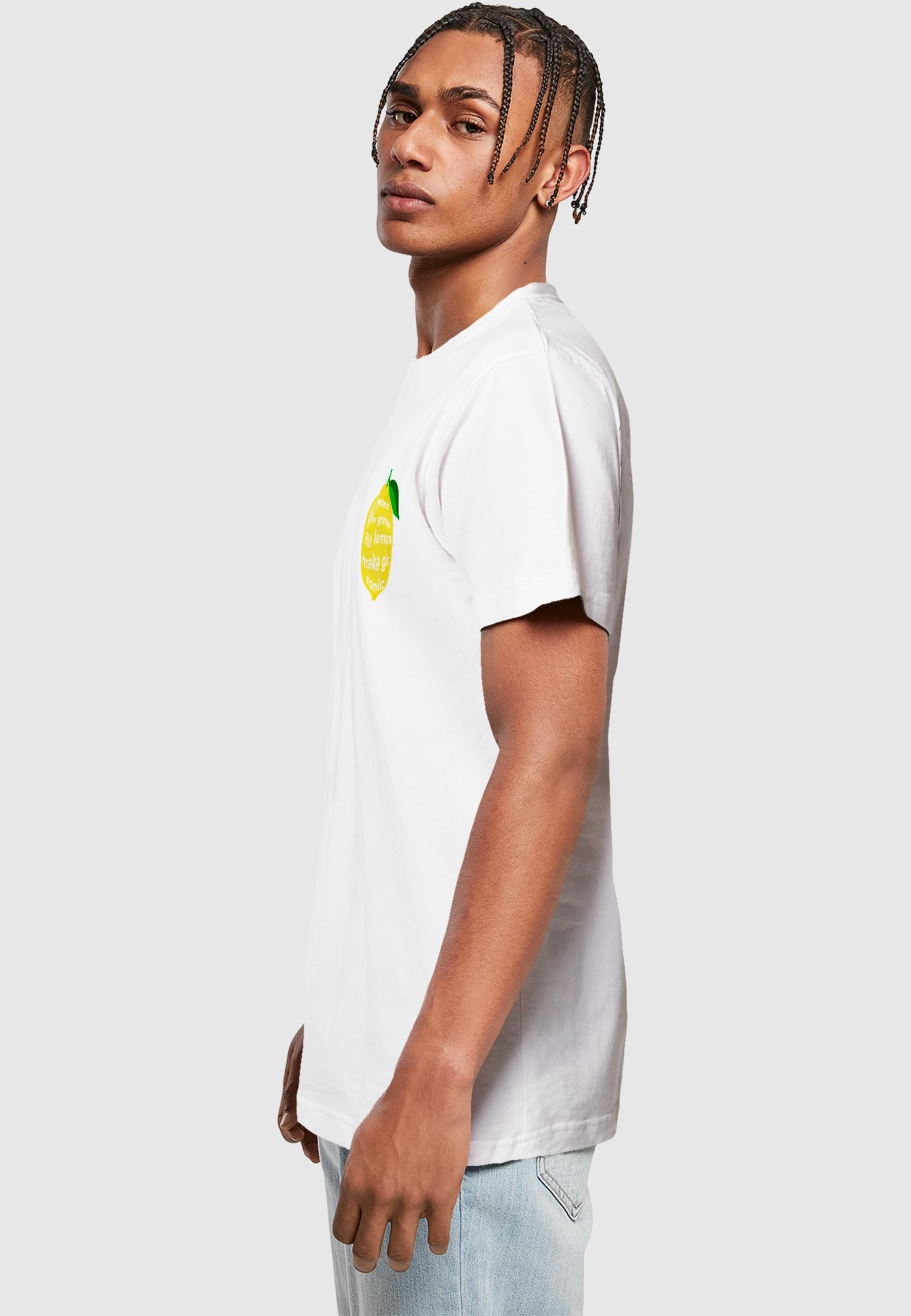 MisterTee T-Shirt »MisterTee Herren Life Gives Lemons Tee«, (1 tlg.)