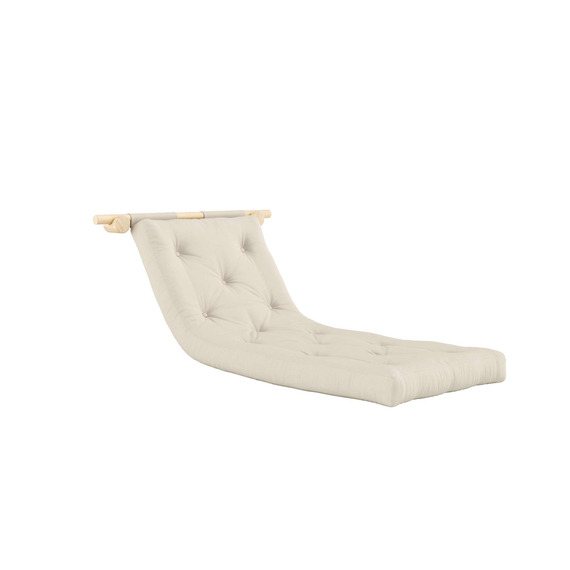 Karup Design Schlafsofa »Hooked Schlafsessel, Sitz- und Schlafplatz, Wandmontiert, platzsparend«, Futonmatratze inkl. Halterungsset aus FSC®-zertifiziertem Massivholz