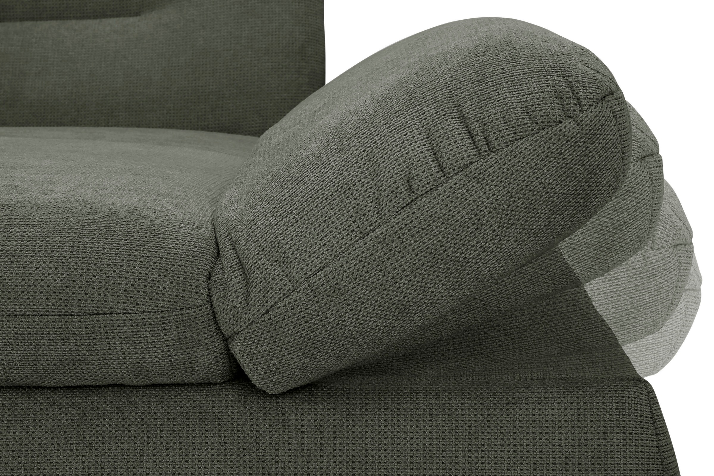 INOSIGN Wohnlandschaft »Avesa U-Form«, Wahlweise mit Armteilverstellung und Bettfunktion, B/T/H: 355/216/80cm