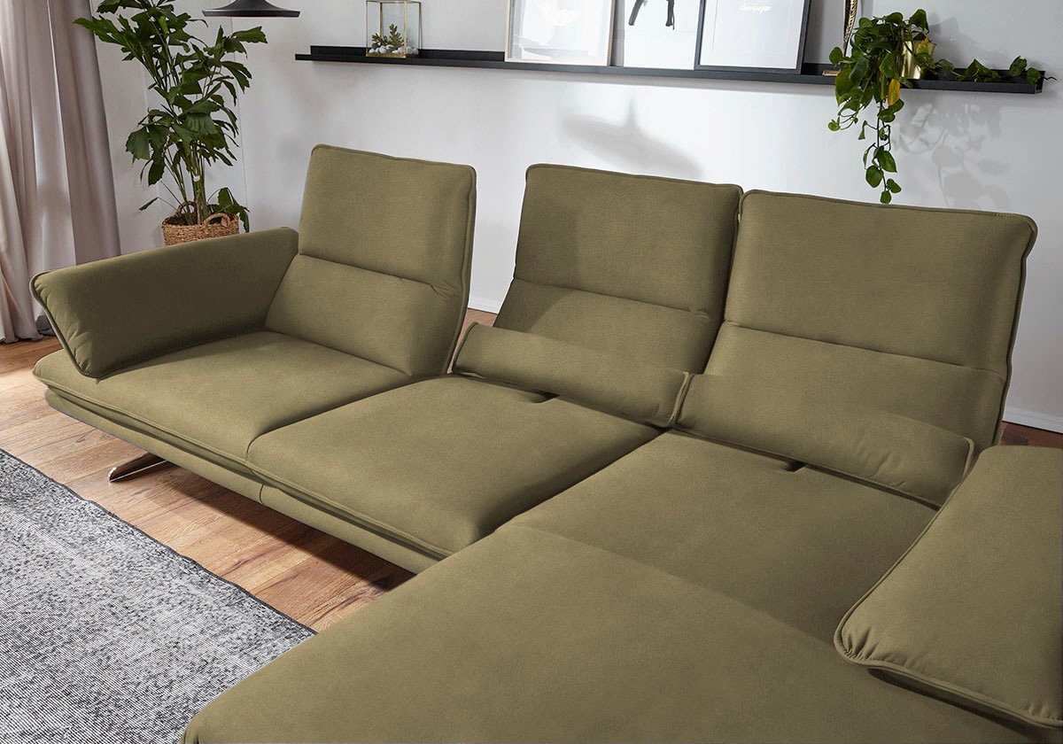W.SCHILLIG Ecksofa "broadway, Designsofa mit tollem Sitzkomfort, L-Form", S günstig online kaufen