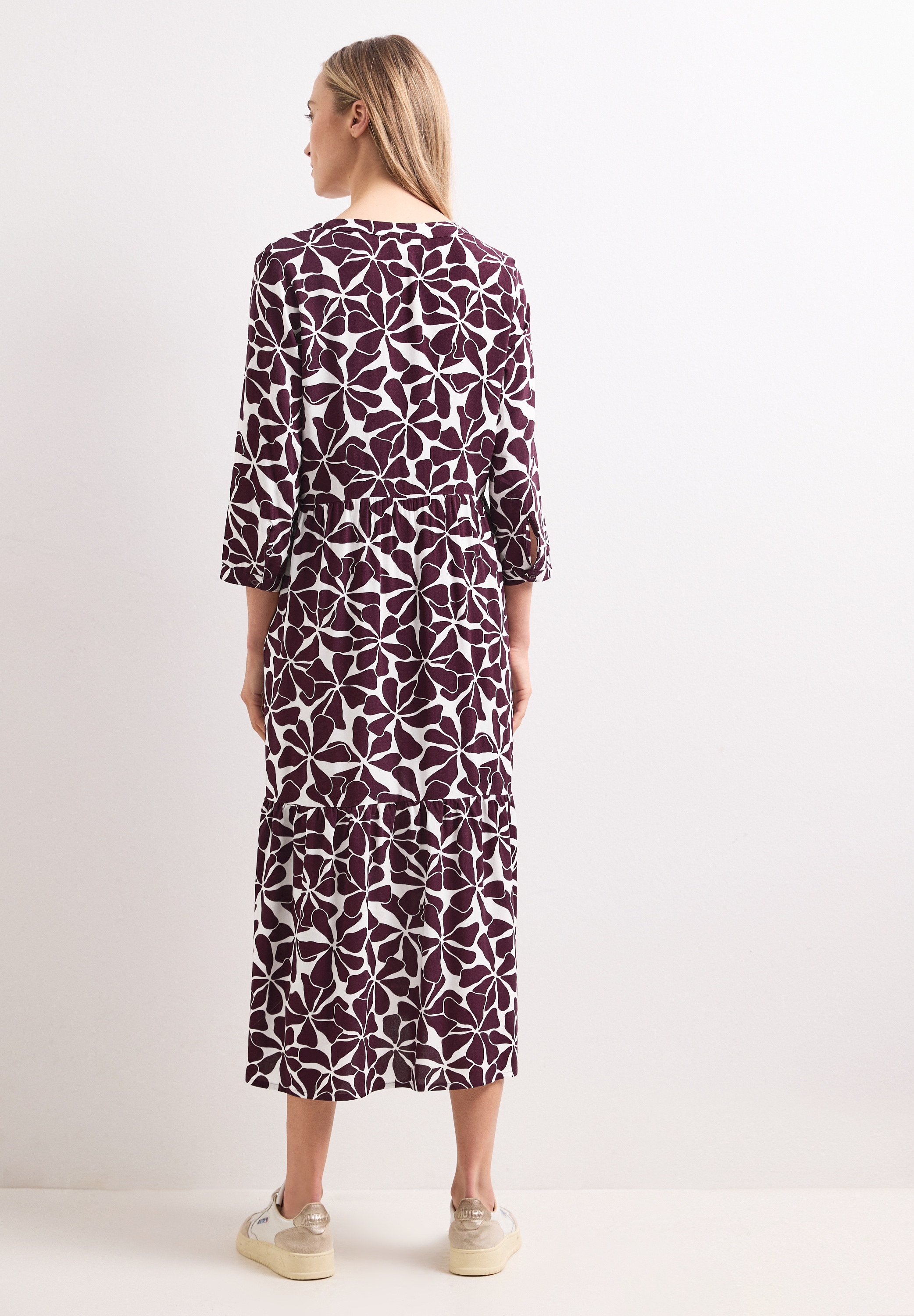 STREET ONE Midikleid Ohne Taschen aus Viskose