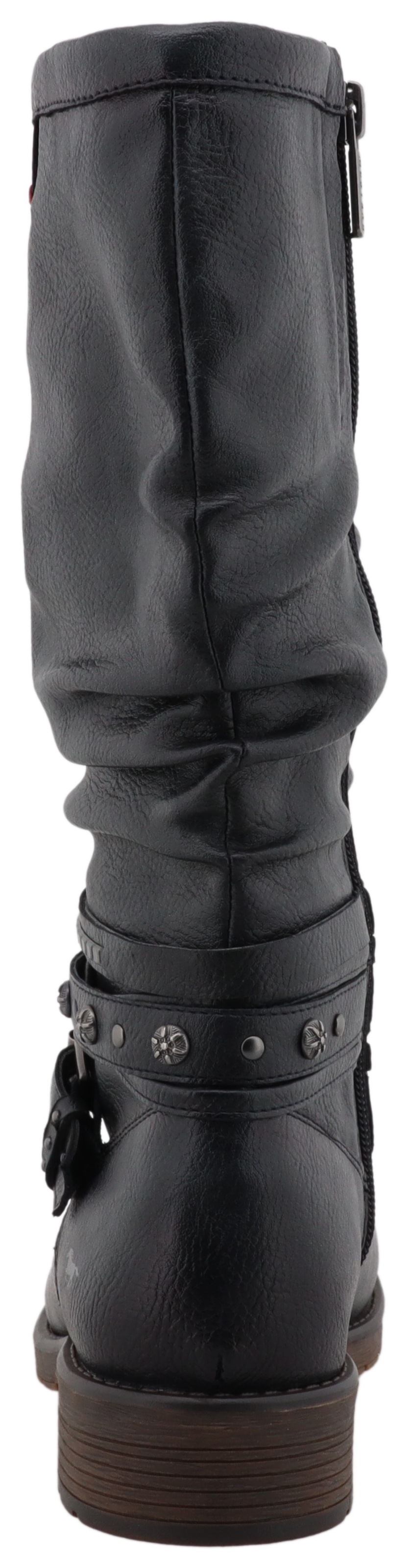 Thumbnail - Mustang Shoes Winterstiefel "Elfi" Stiefel mit Zierriemchen und Blockabsatz