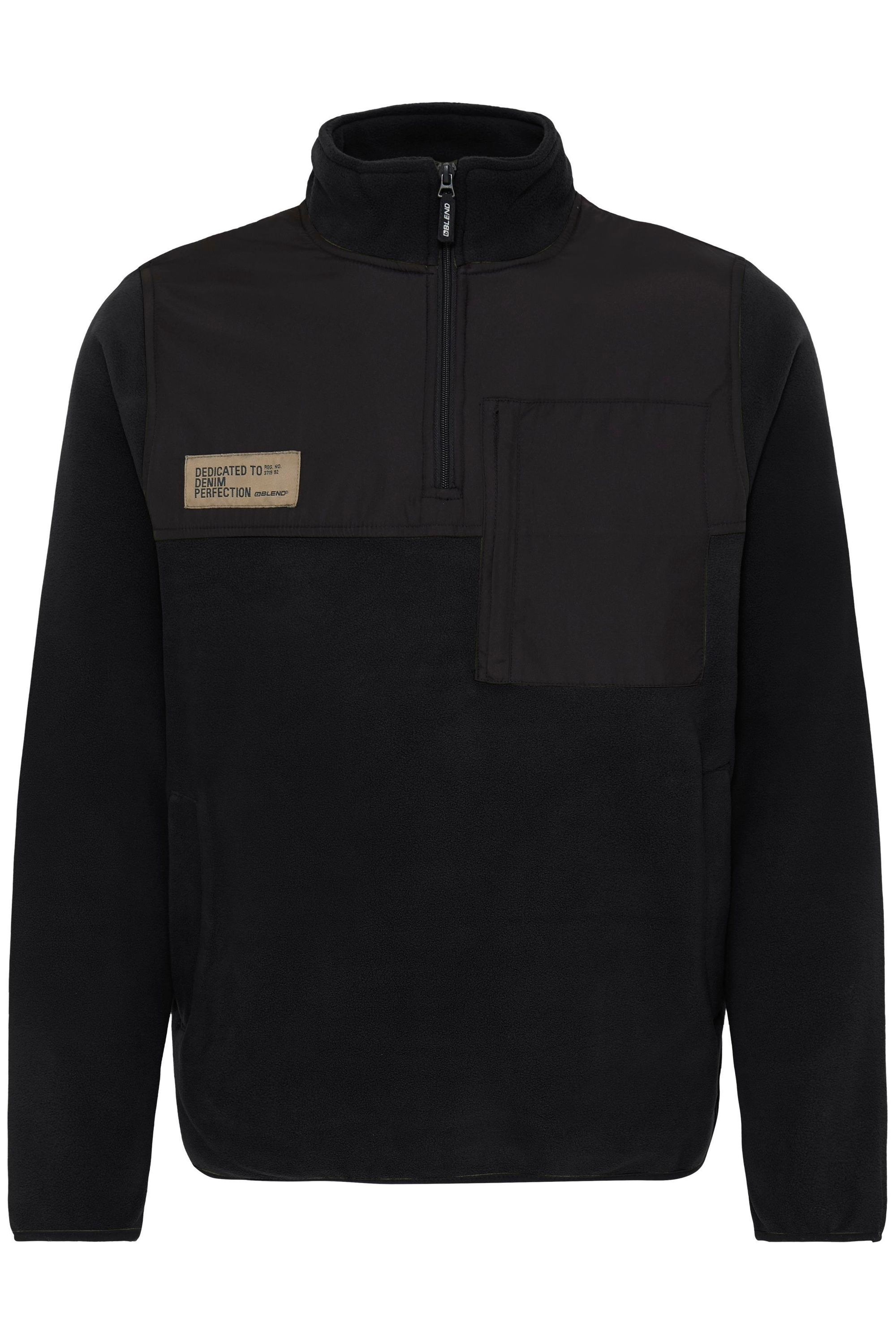 Blend Cardigan "BHMasi" Modische Troyer-Fleecepullover mit Reißverschluss günstig online kaufen