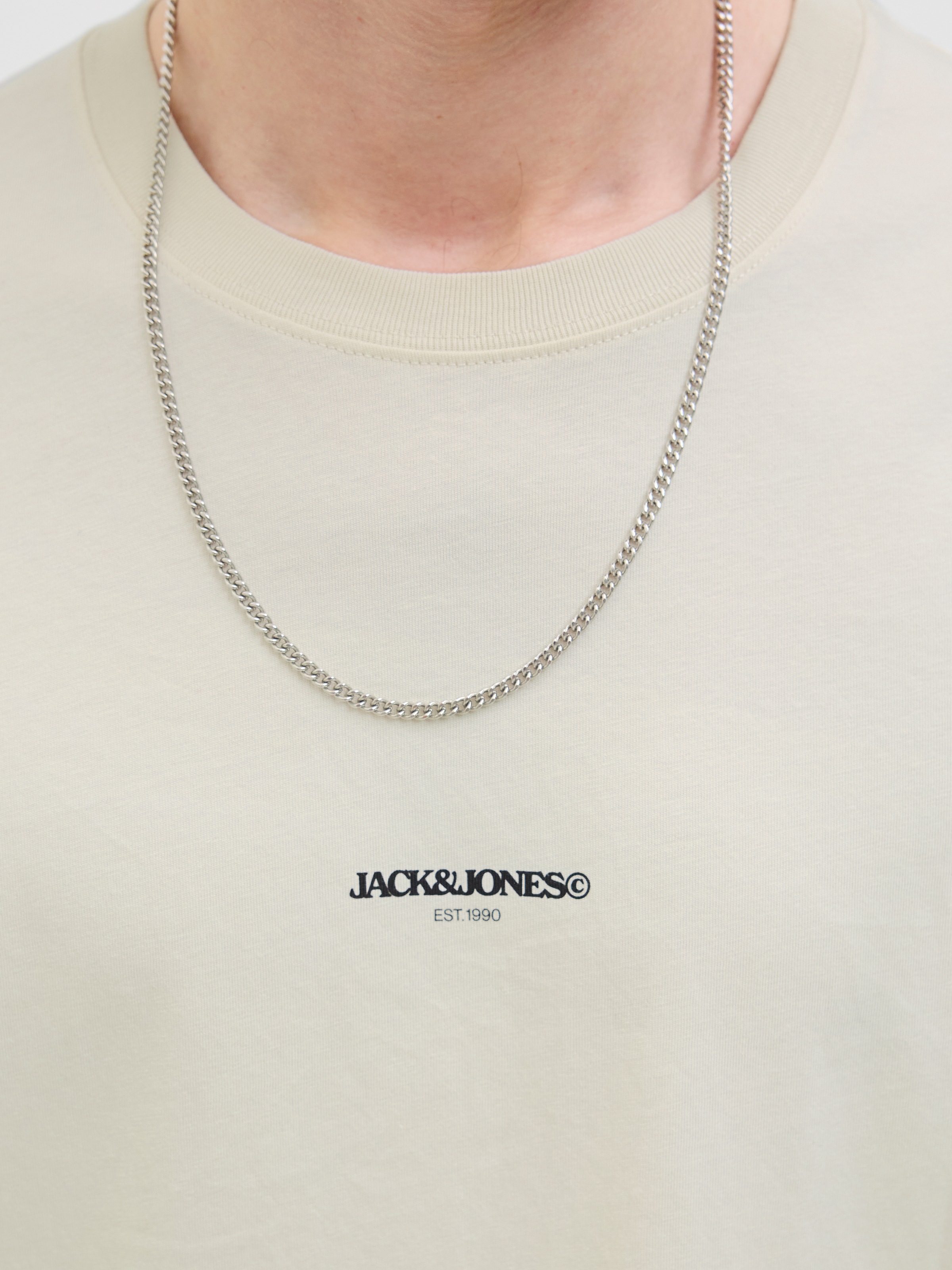 Thumbnail - Jack & Jones Print-Shirt "JORTAVIRA POSTER TEE SS CREW NECK" mit Backprint