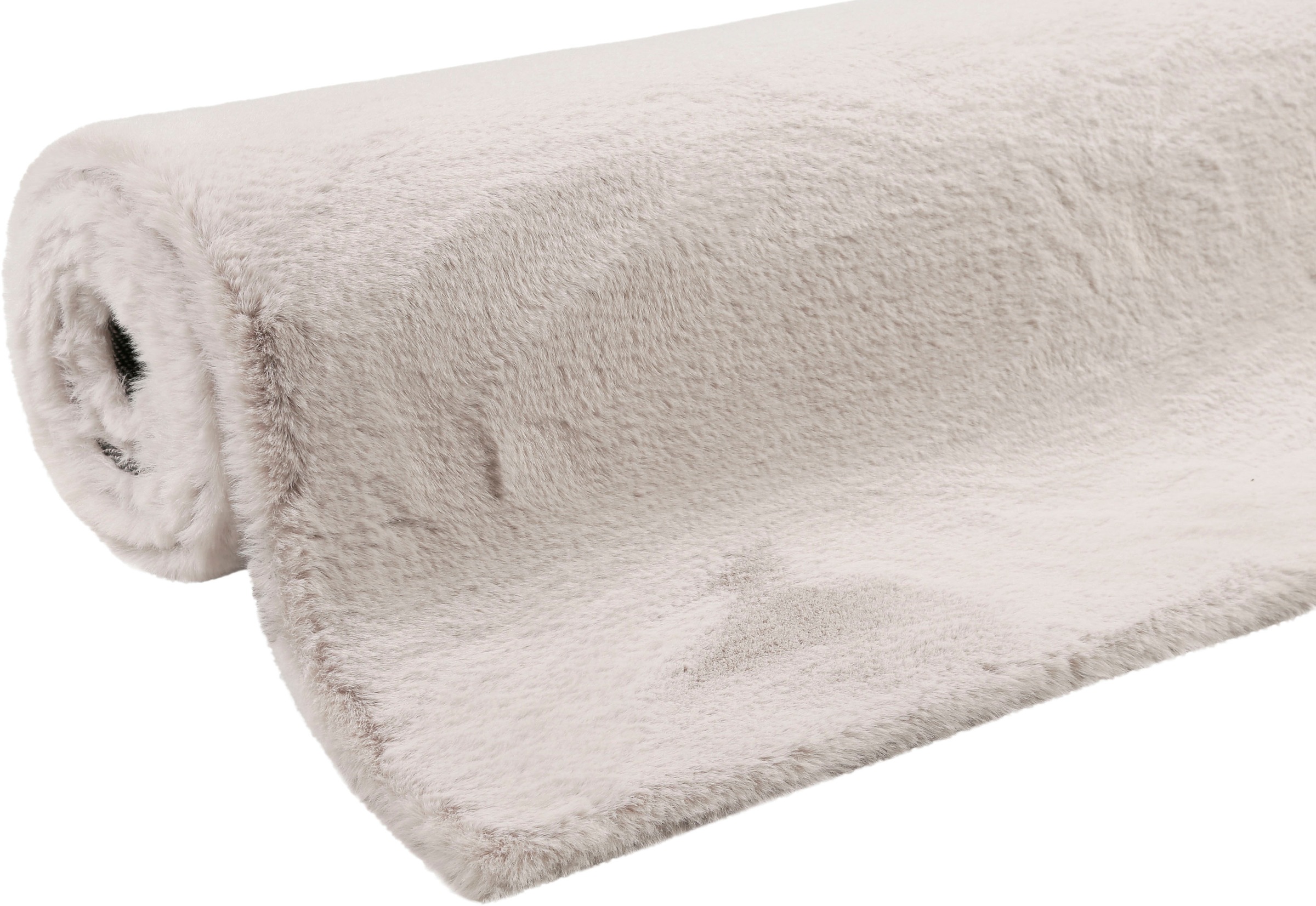 Hochflor-Teppich ESPRIT "Alice ESP-4377, Kunstfell" Gr. 6, beige (greige), B:200cm H:25mm L:290cm, Kunstfaser, Teppiche, Kaninchenfell-Haptik, besonders weich und dicht, für alle Räume 3