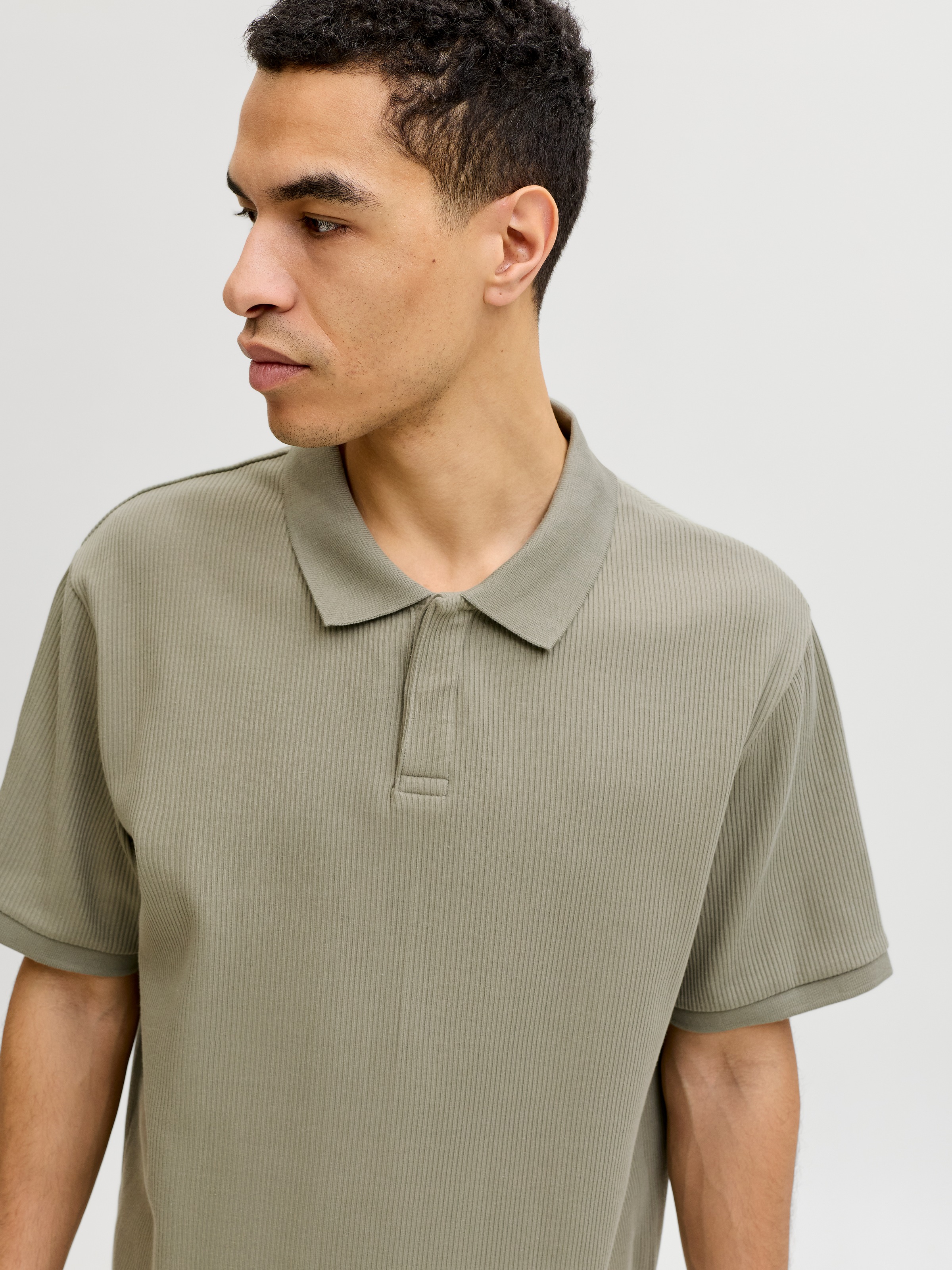 Jack & Jones Poloshirt "JJEHARRISON STRUCTURE POLO SS LN" mit Polokragen günstig online kaufen