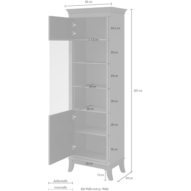 Leonique Vitrine »Tisaro«, Breite 66 cm bestellen | BAUR