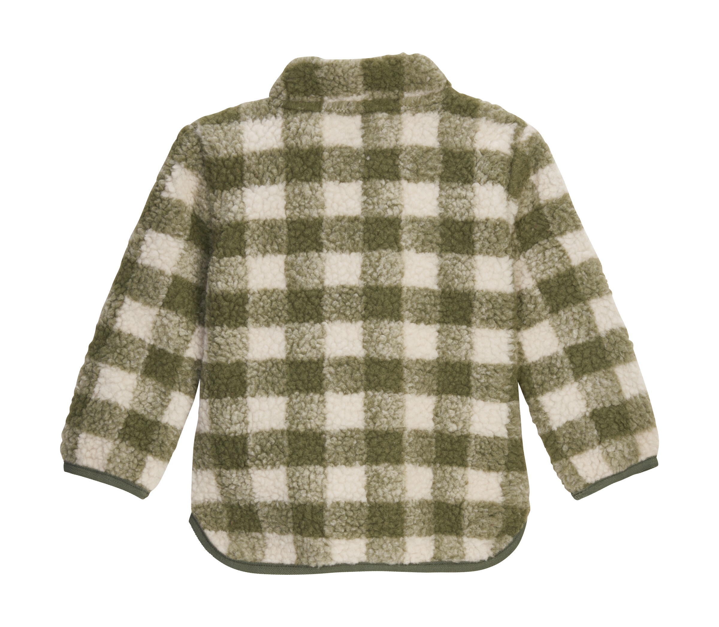 first instinct by killtec Fleecejacke »FIOW 50 MNS FLC JCKT«, Sherpa Fleecejacke mit Karomuster, Kinnschutz und Namensetikett