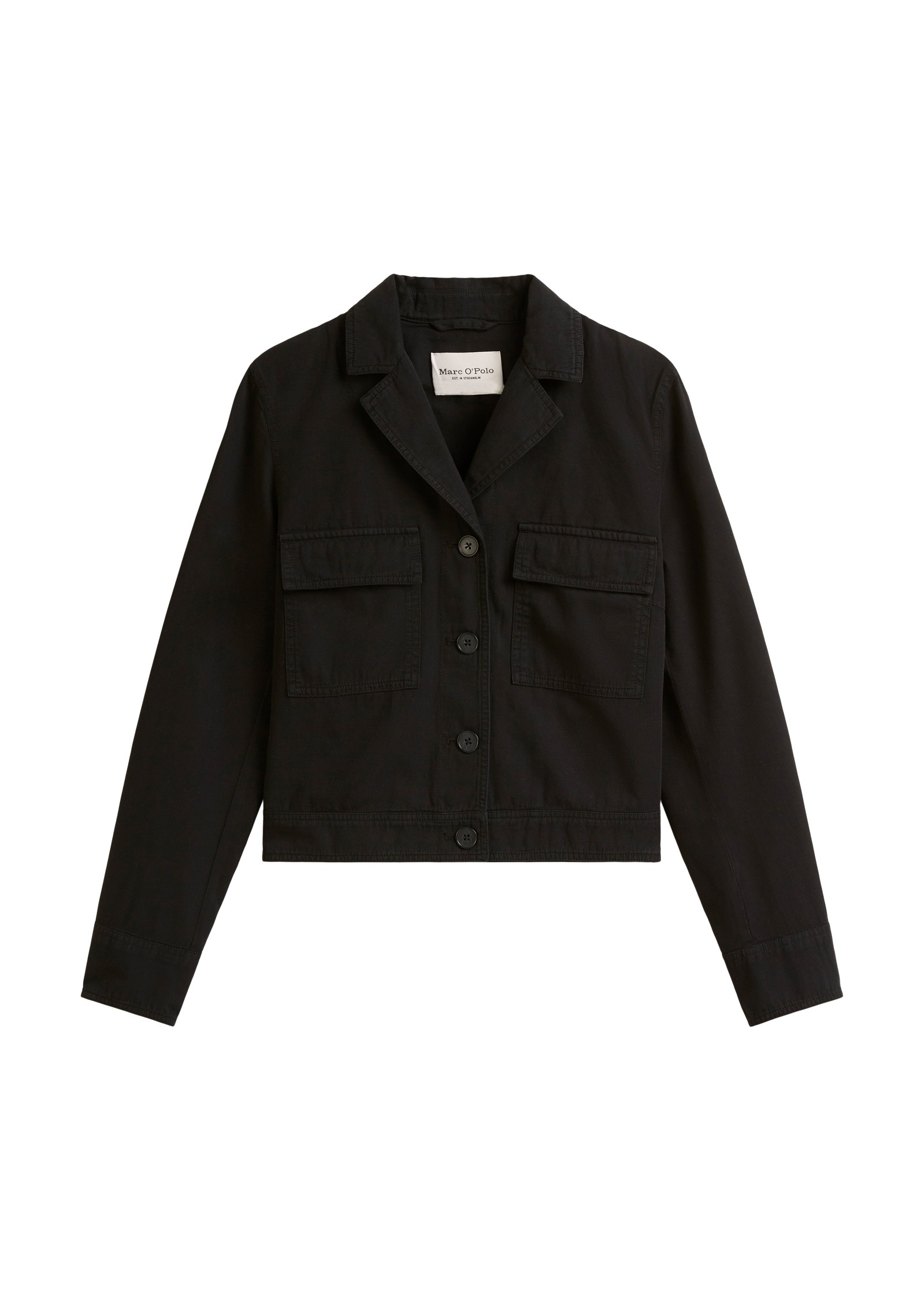 Marc O'Polo Kurzjacke »aus Organic-Cotton-Leinen-Mix«, ohne Kapuze