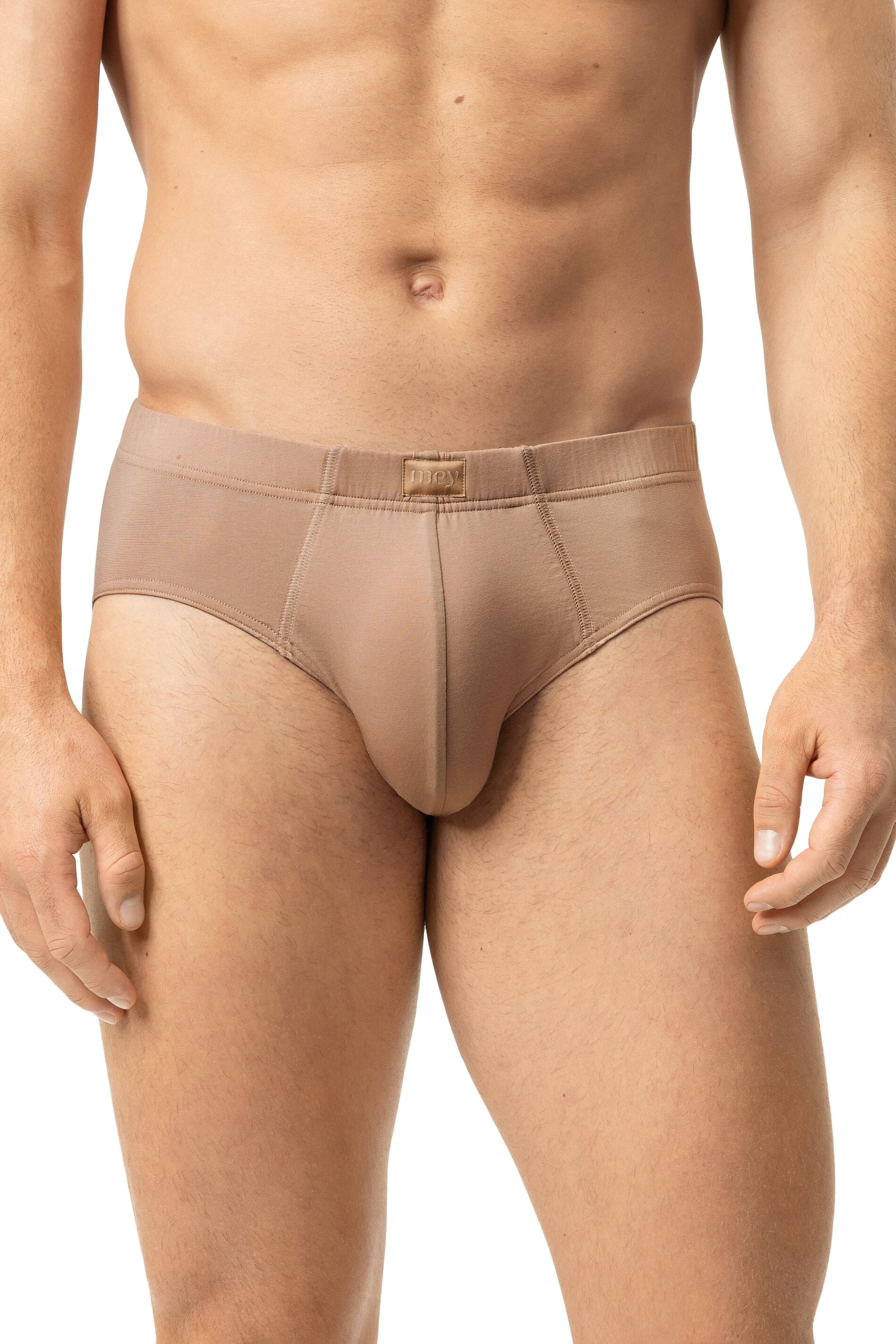 MEY Herren Minislip, Gr. 6, beige, Single Jersey, Obermaterial: 57% Baumwolle, 38% Polyester, 5% Elasthan, Unterhosen