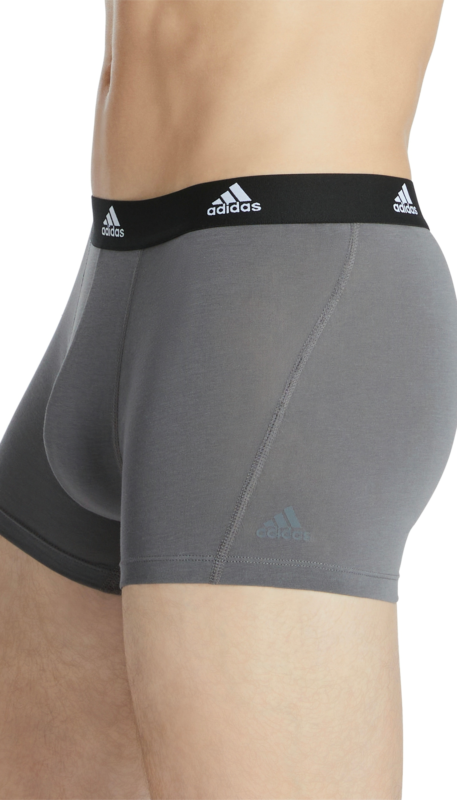 adidas Sportswear Boxer »"Active Flex Cotton"«, (3er-Pack), mit weicher Nahtverarbeitung und tonalem Logo