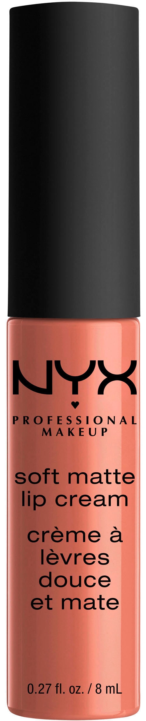 NYX Lippenstift »Professional Makeup Soft Matte Lip Cream«, mit natürlichen Inhaltstoffen