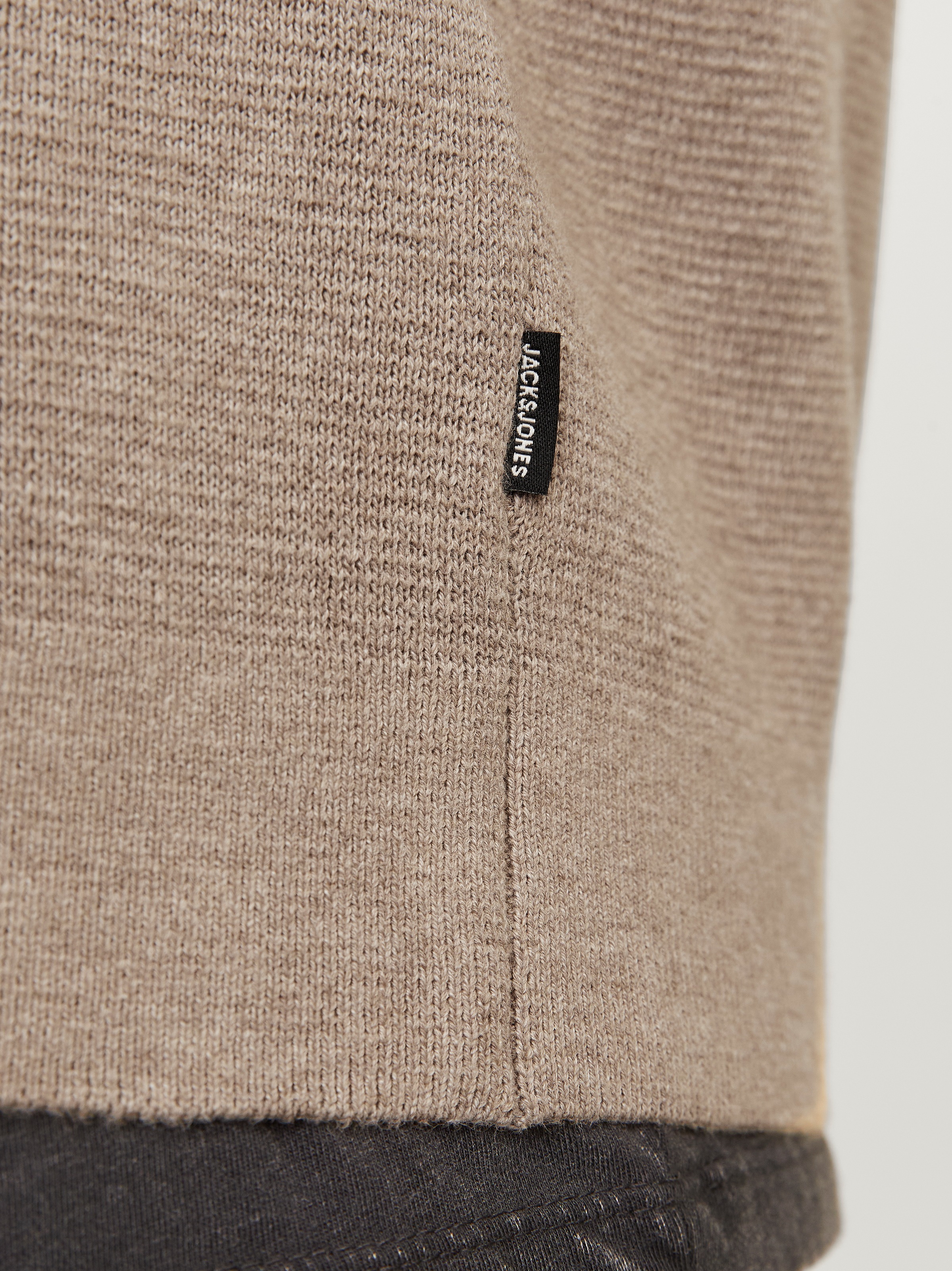 Jack & Jones Troyer »JPRBLAMILANO STITCH KNIT HALF ZIP SN« mit kurzem Reißverschluss