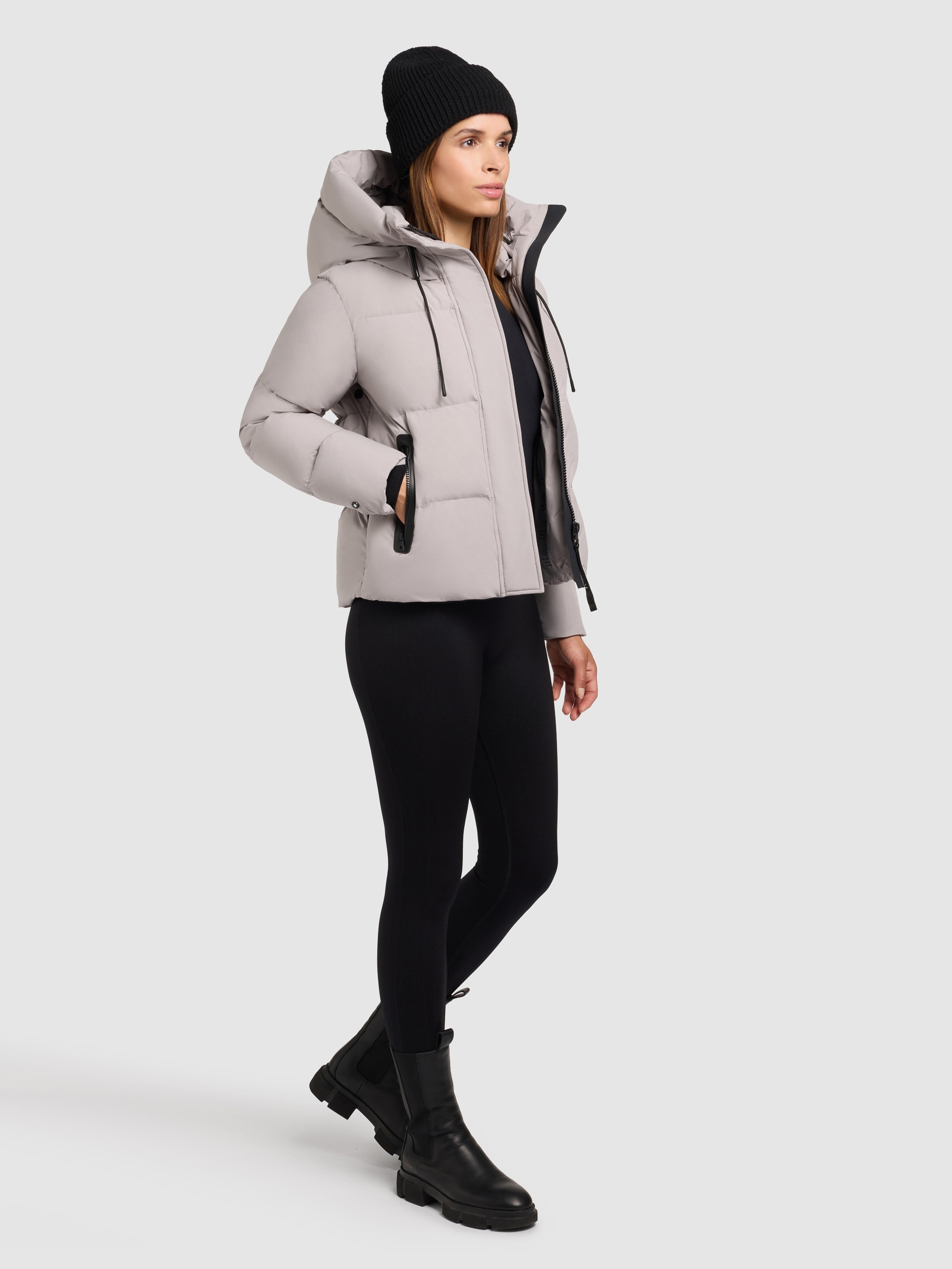 khujo Steppjacke »ENITS MATT«, mit Kapuze