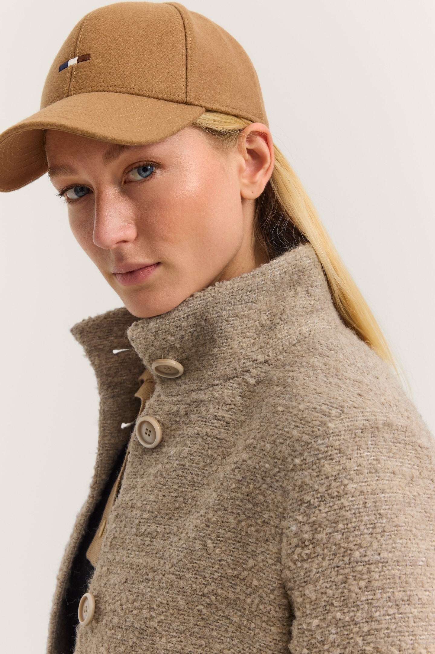 bugatti Wollmantel »Modern Fit«, mit Flexcity Stretch und Stehkragen