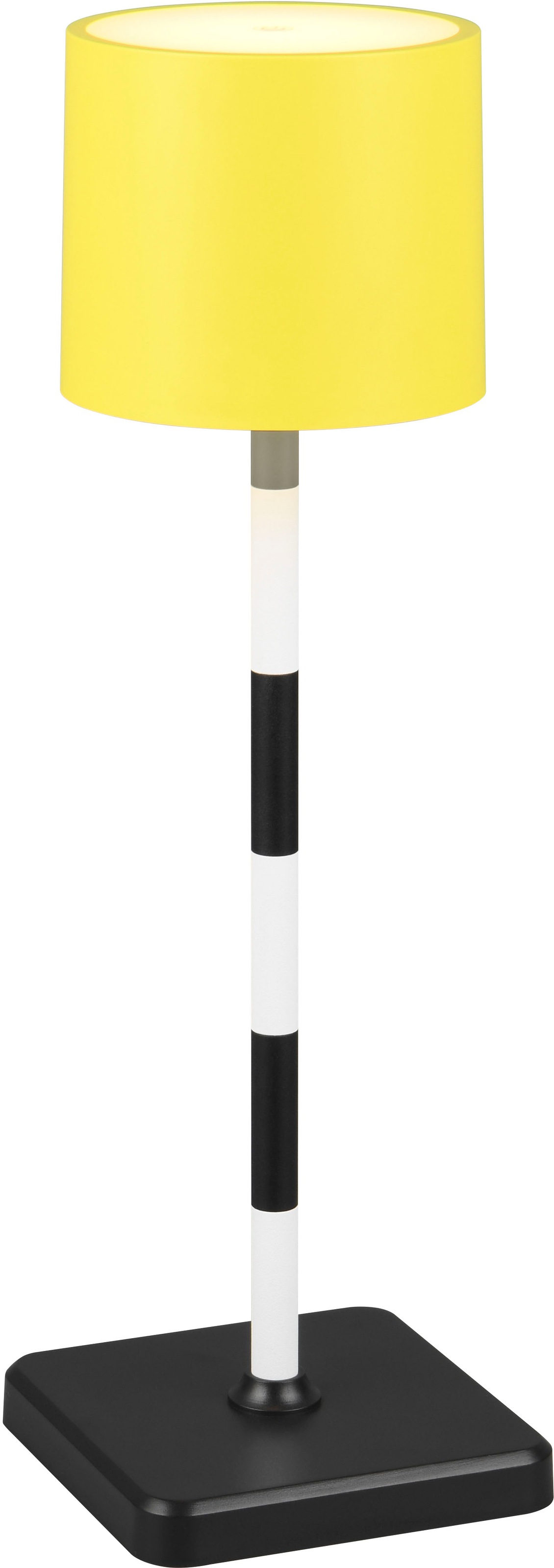 REALITY Leuchten LED Außen-Tischleuchte »Fernandez«, LED fest integriert, dimmbar, Lichtfarbe einstellbar, USB Ladestation