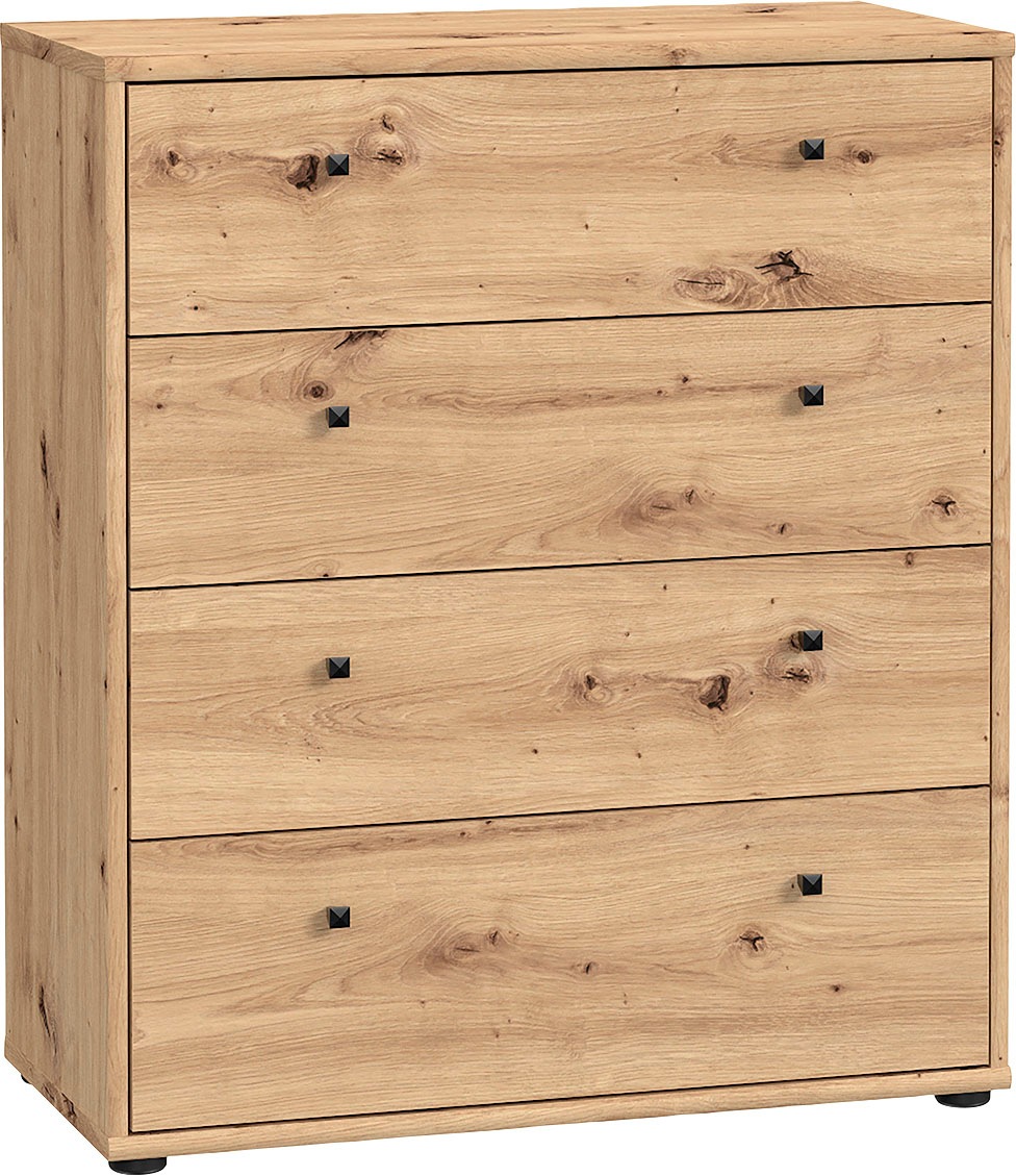 FORTE Kommode "Tempra, Kommode, 4 Schubkästen, Höhe 85,5 cm" Breite 73,7 cm günstig online kaufen