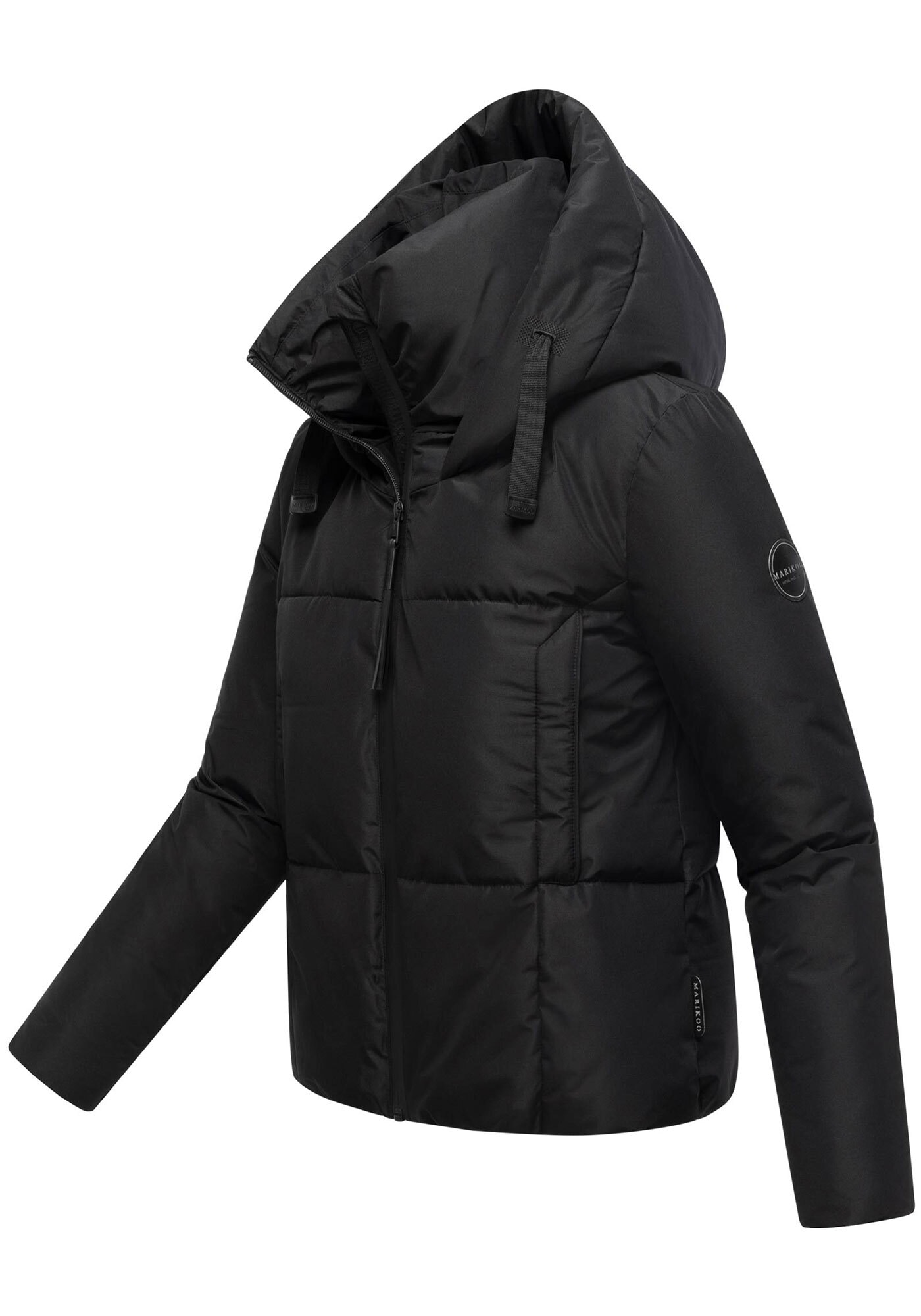 Marikoo Winterjacke »Ninikaa«, kurze Winter Jacke mit extra hohem Windschutzkragen