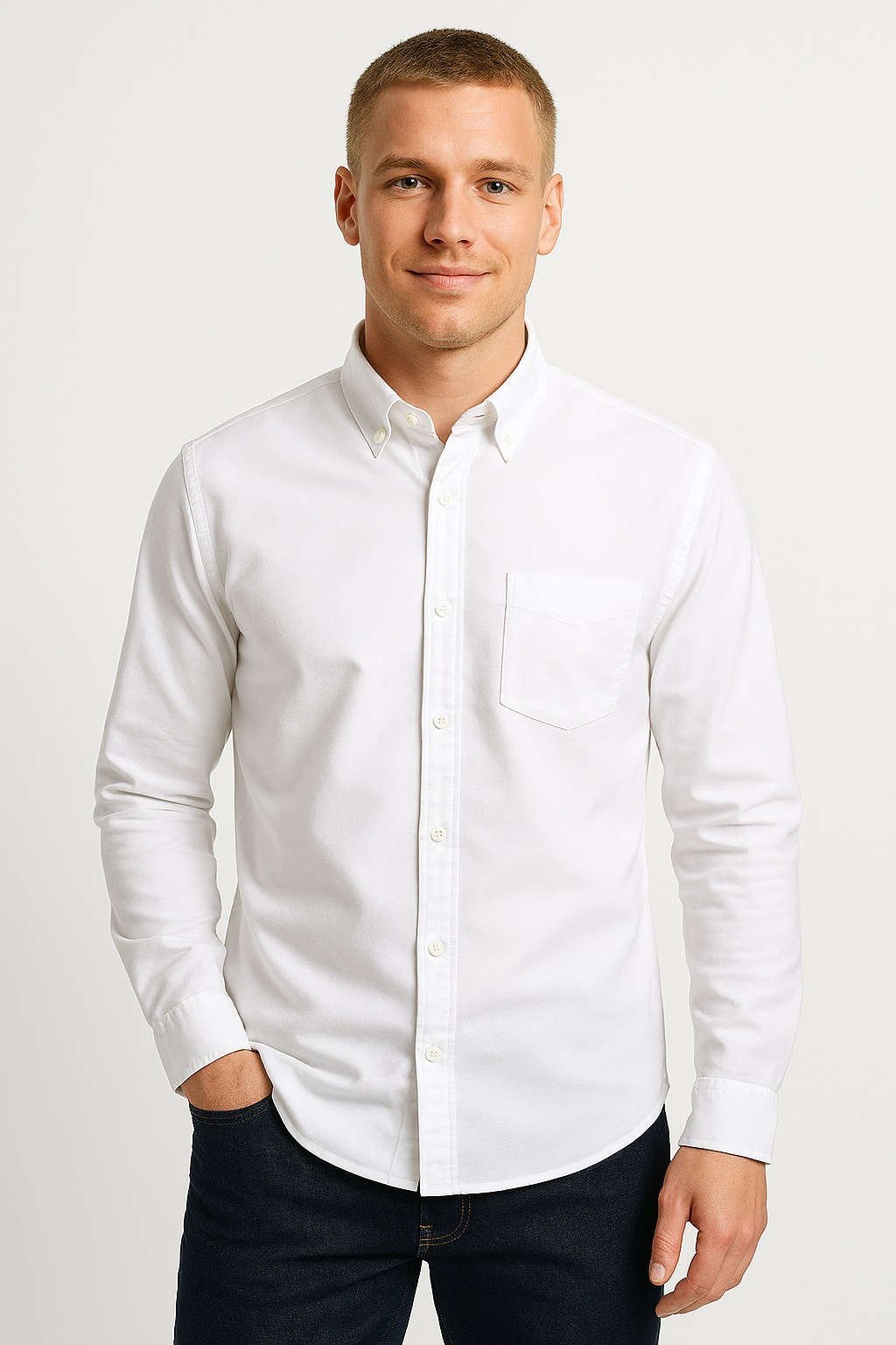 Jack & Jones Langarmhemd "JJOXFORD DETAIL SHIRT LS 2 PACK MP" Packung, 2 St günstig online kaufen