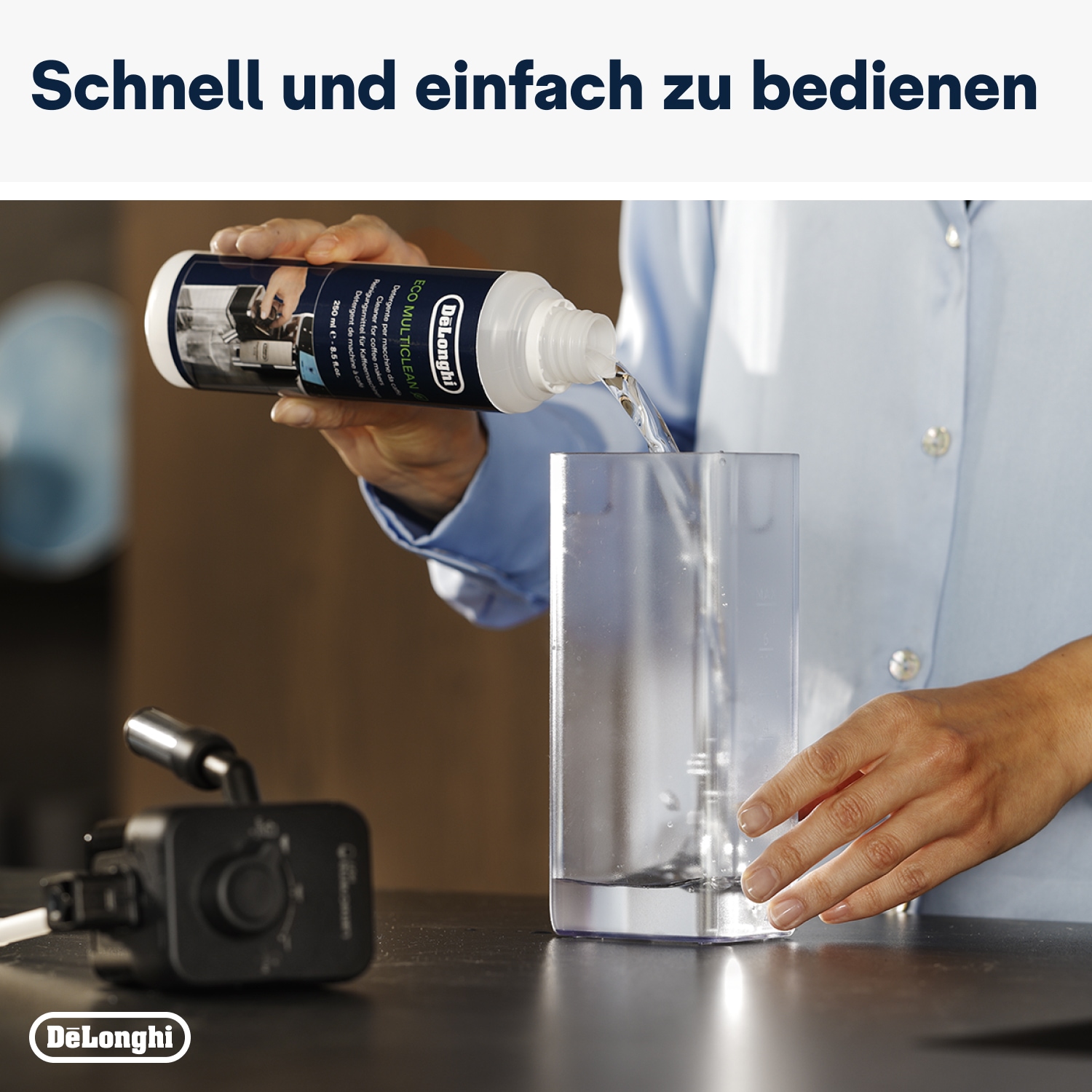 De'Longhi Milchkreislauf-Reiniger »DLSC550 Eco MultiClean« verlängert die Lebensdauer der Maschine
