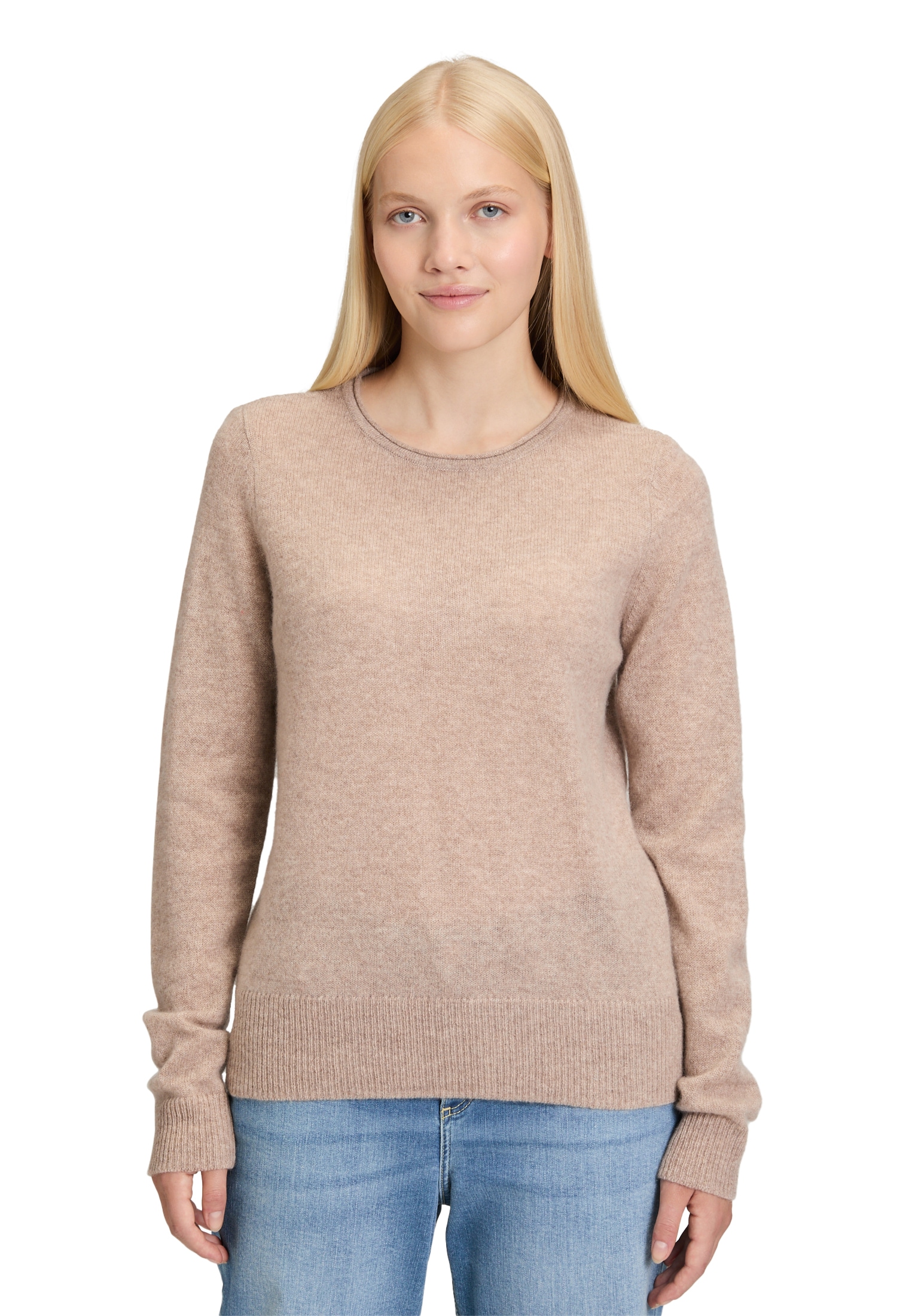 Cartoon Strickpullover "Damen Kaschmir-Pullover mit Rundhalsausschnitt", 1 günstig online kaufen