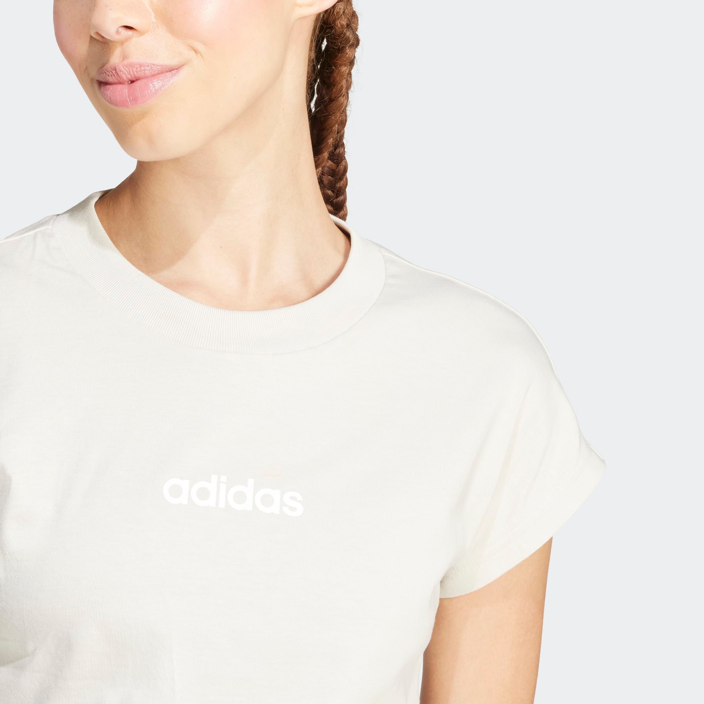 Thumbnail - adidas Sportswear T-Shirt "W LIN SJ T" Basic T-Shirt aus weichem Material