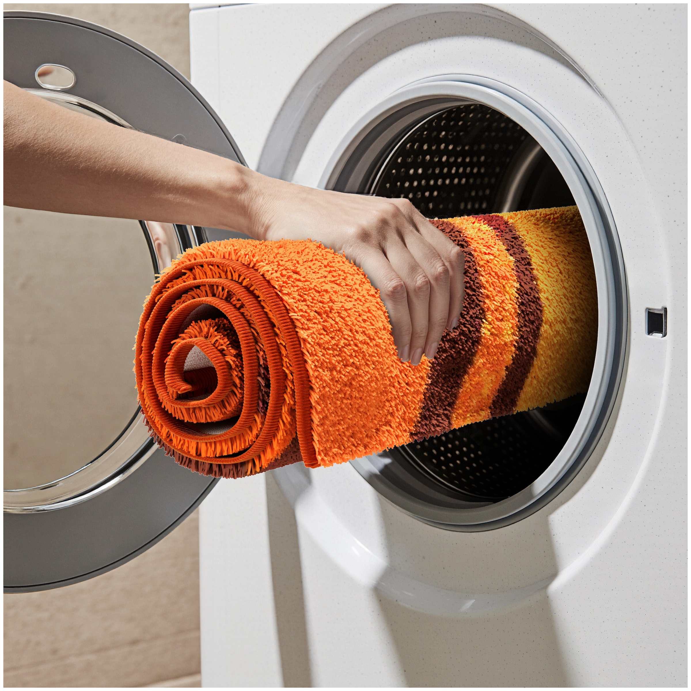 Grund Badematte »Belize, Badvorleger, Badezimmer Teppich, sehr weich« Höhe 20 mm rutschhemmend beschichtet fußbodenheizungsgeeignet | schnell trocknend weiche Haptik, auch als 3 teiliges Set erhältlich, Made in Europe