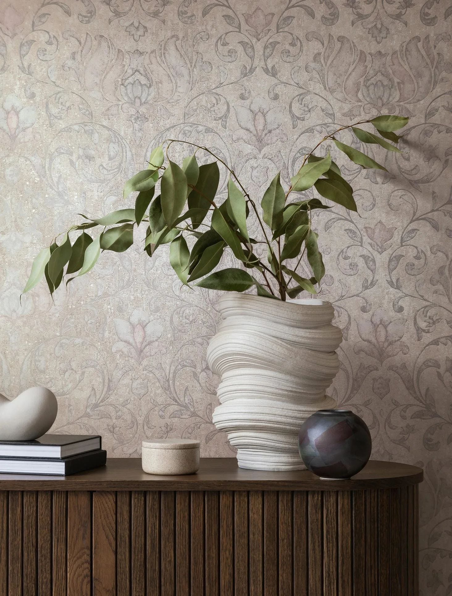 Marburg Vliestapete "Tapete Shape Depth" floral geprägt moderne Vliestapete für Wohnzimmer Schlafzimmer Küche