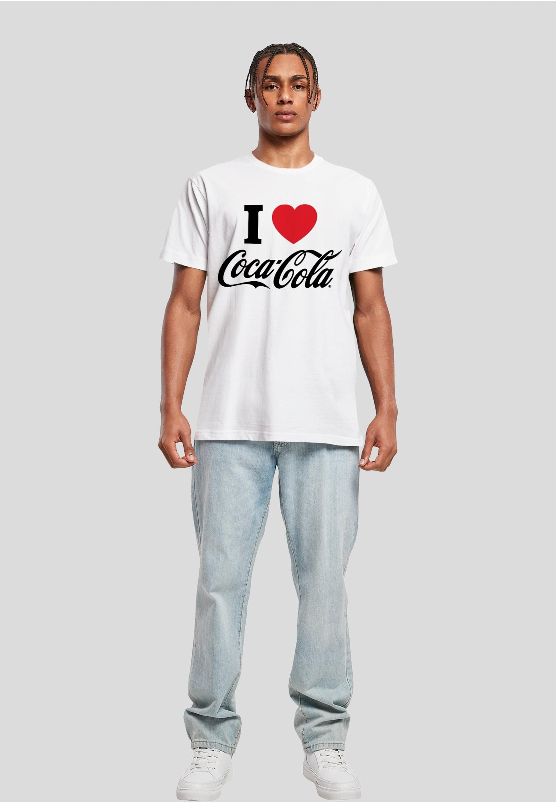 Merchcode T-Shirt »Merchcode Herren Coca Cola I Love Coke Tee«, (1 tlg.)