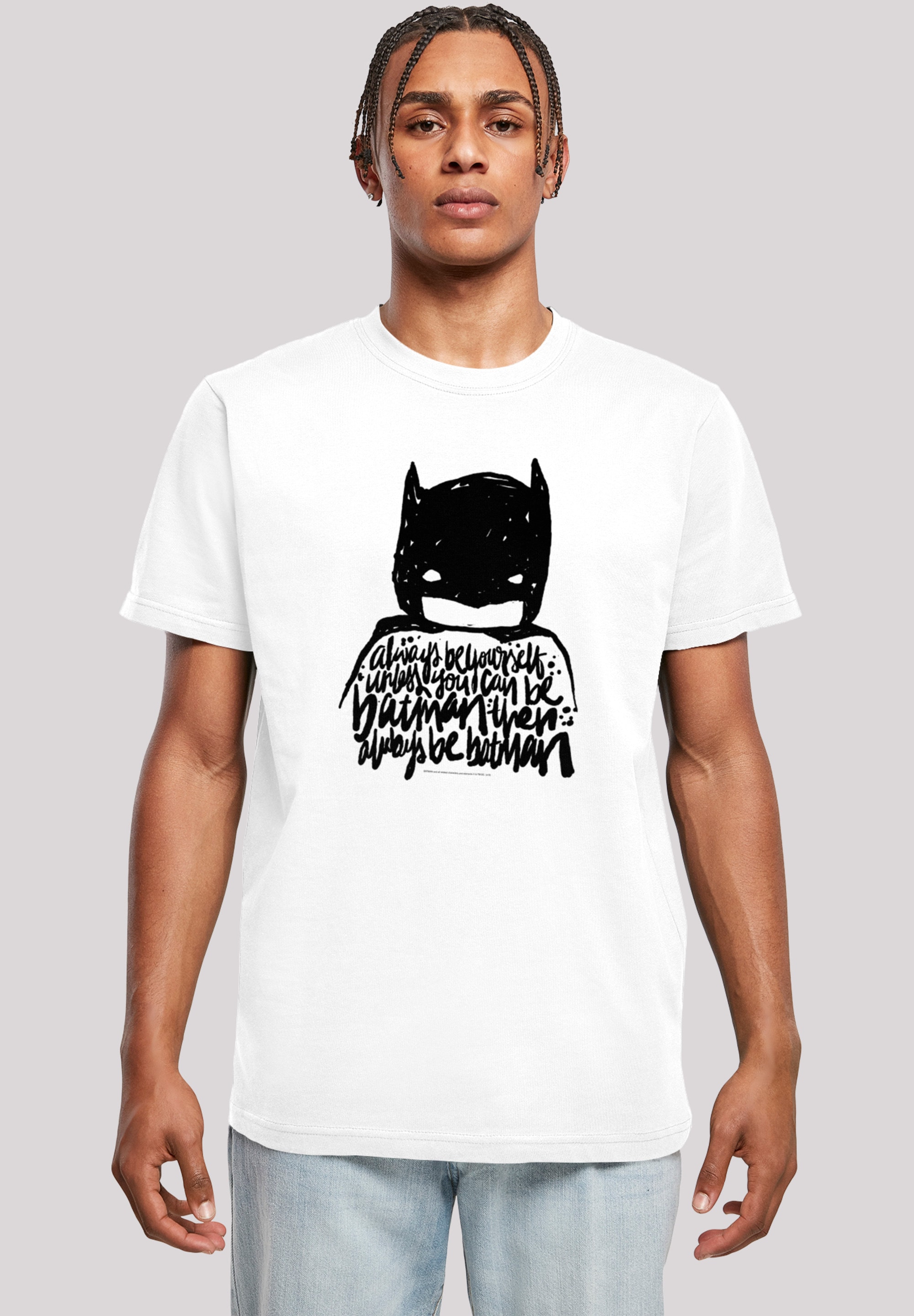 F4NT4STIC T-Shirt »DC Comics Batman Always Be Yourself«, Print ▷ kaufen |  BAUR