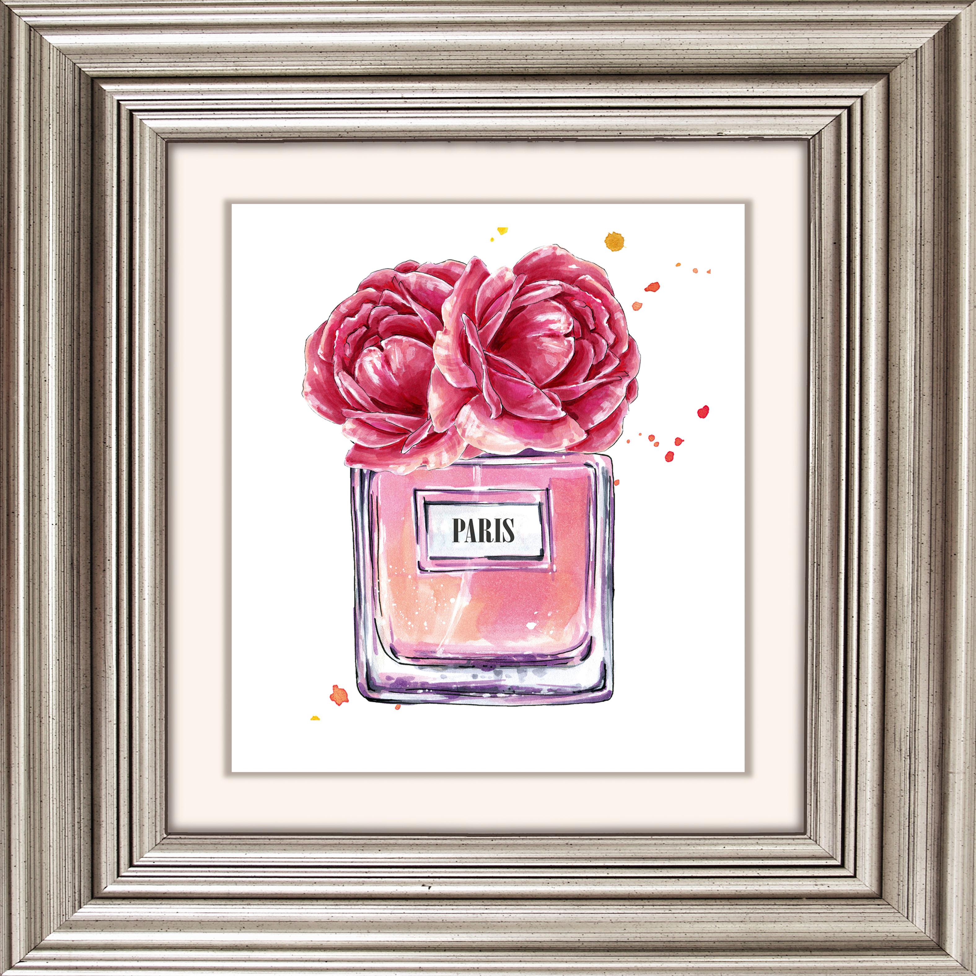 queence Acrylglasbild "Blüten Parfum" Blumen Blumenbilder Fashion Gemälde Kunst Pflanzen Pflanzenbilder Fine Art-Print in Galeriequalität