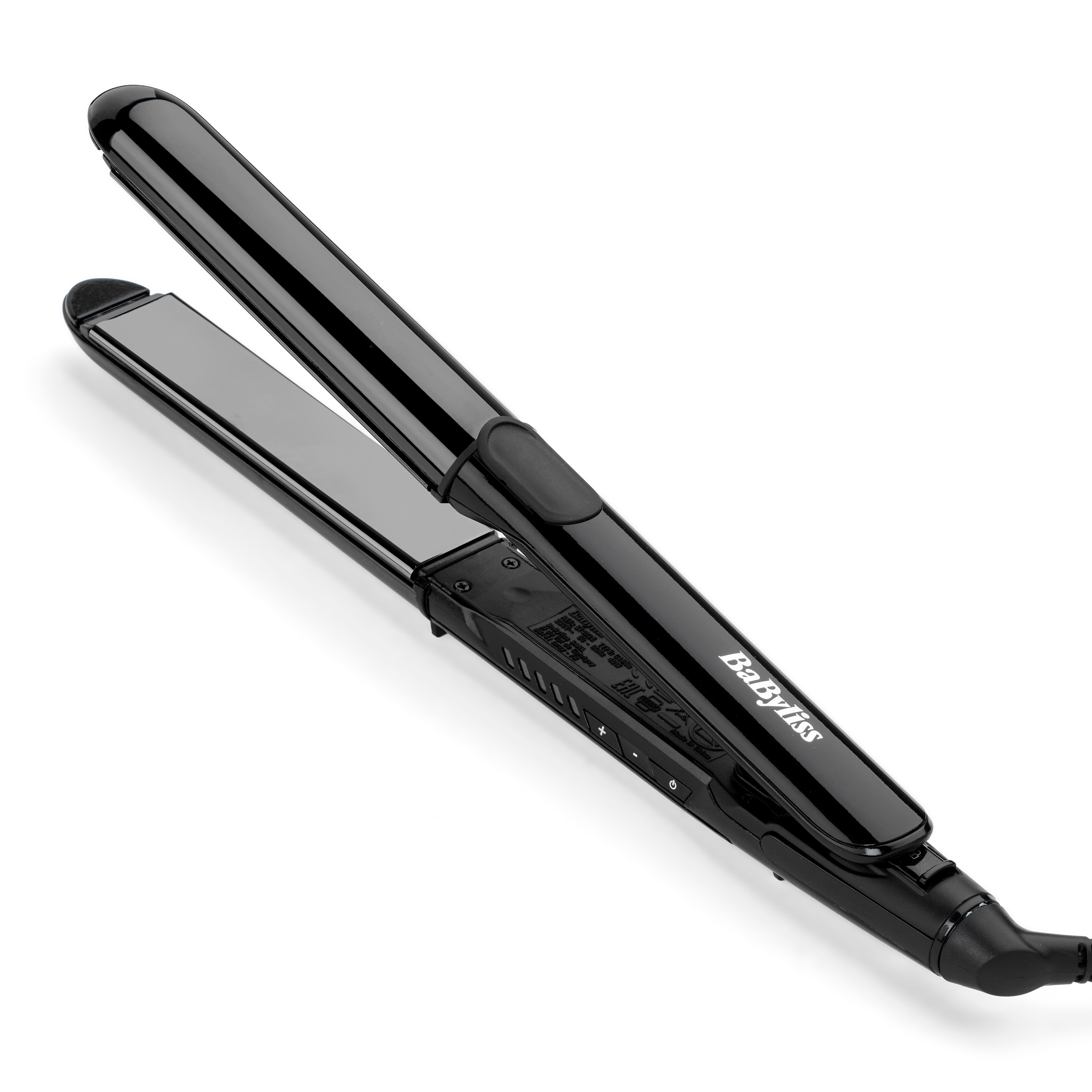 BaByliss "Straight & Curl Glätteisen zum Glätten und Locken, ST486E" Titan-Keramikplatten, Ionen-Technologie, 5 Temperaturen