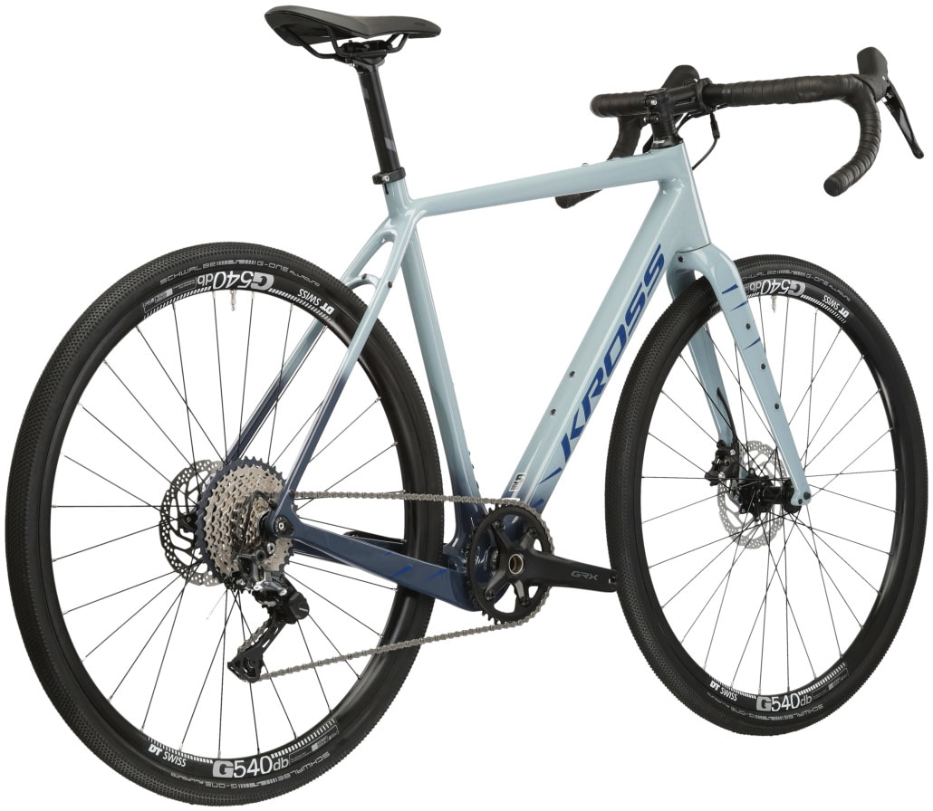 Kross Gravelbike »KROSS Gravelbike Esker 7.0 28" blau 11 Gänge«, 11 Gang, Shimano, GRX RX812 Schaltwerk, Kettenschaltung