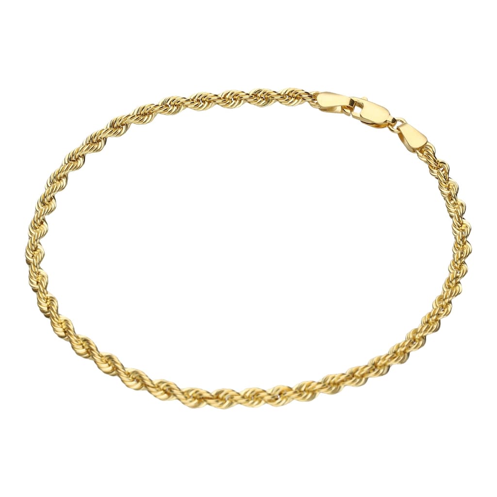 Luigi Merano Armband »Kordelkette Gold 585«