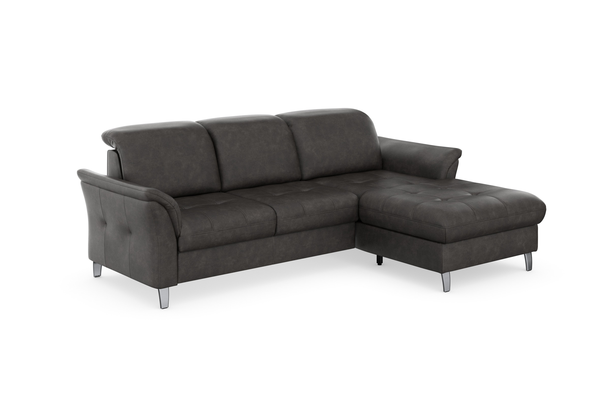 Thumbnail - sit&more Ecksofa "Maggiore L-Form" wahlweise mit Kopfteilverstellung, Bettfunktion und Bettkasten