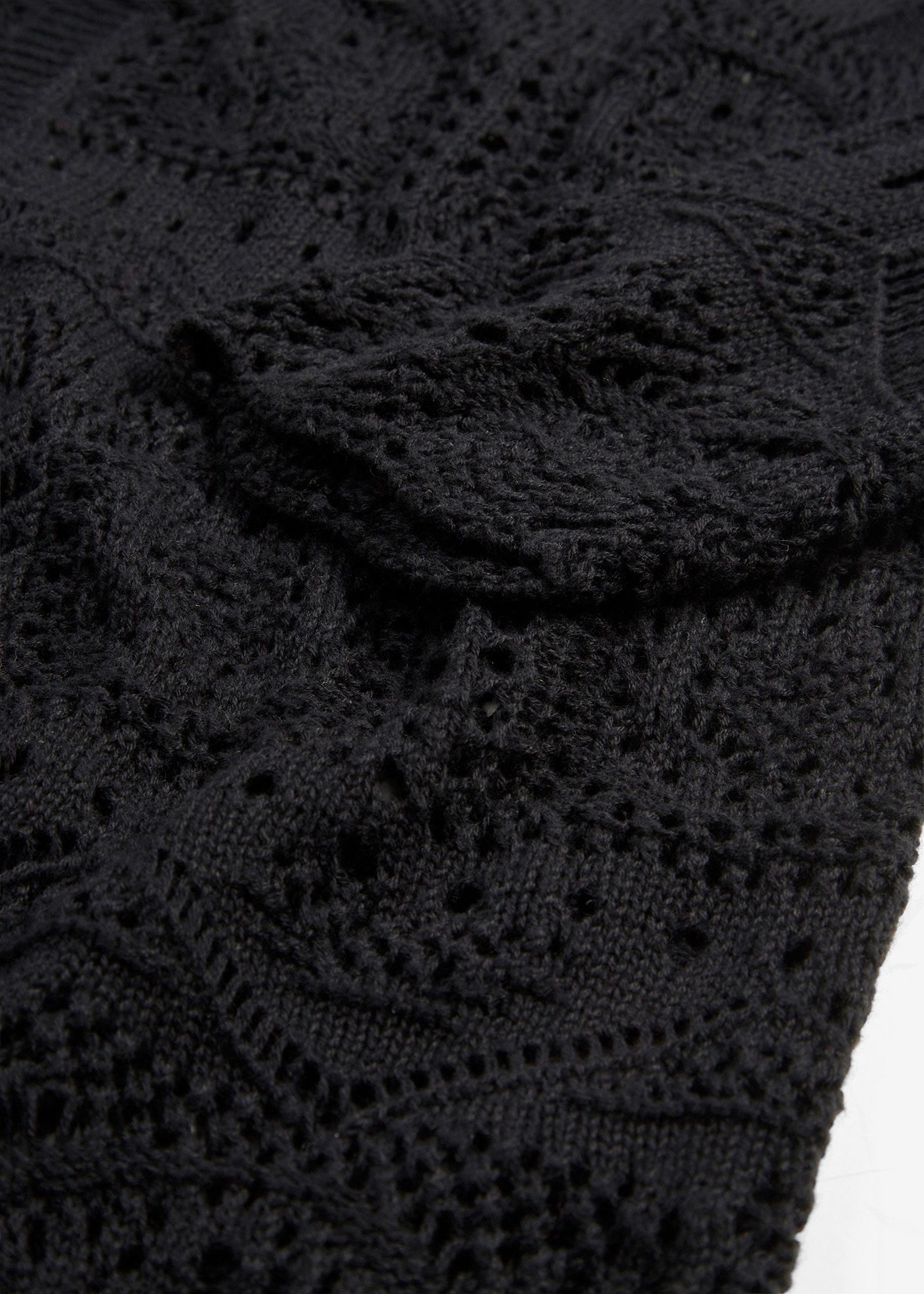 bonprix Longstrickjacke 1 tlg. lockere und offene Passform, mit femininem Lochmuster, casual Stil